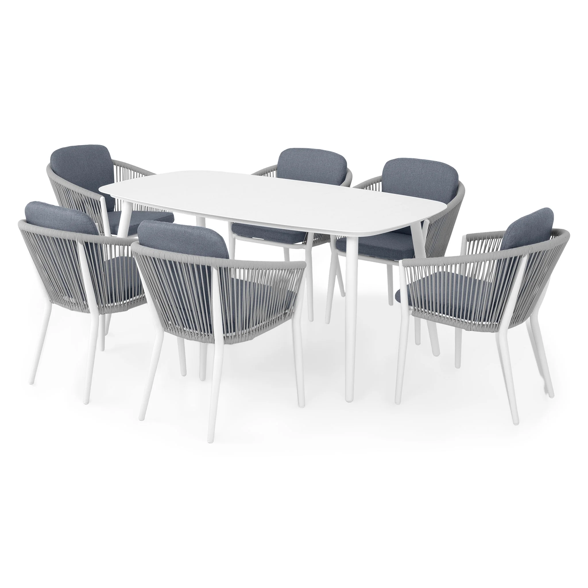 ORSO Set mobilier terasă/grădină, 6 scaune și masă - Image 16