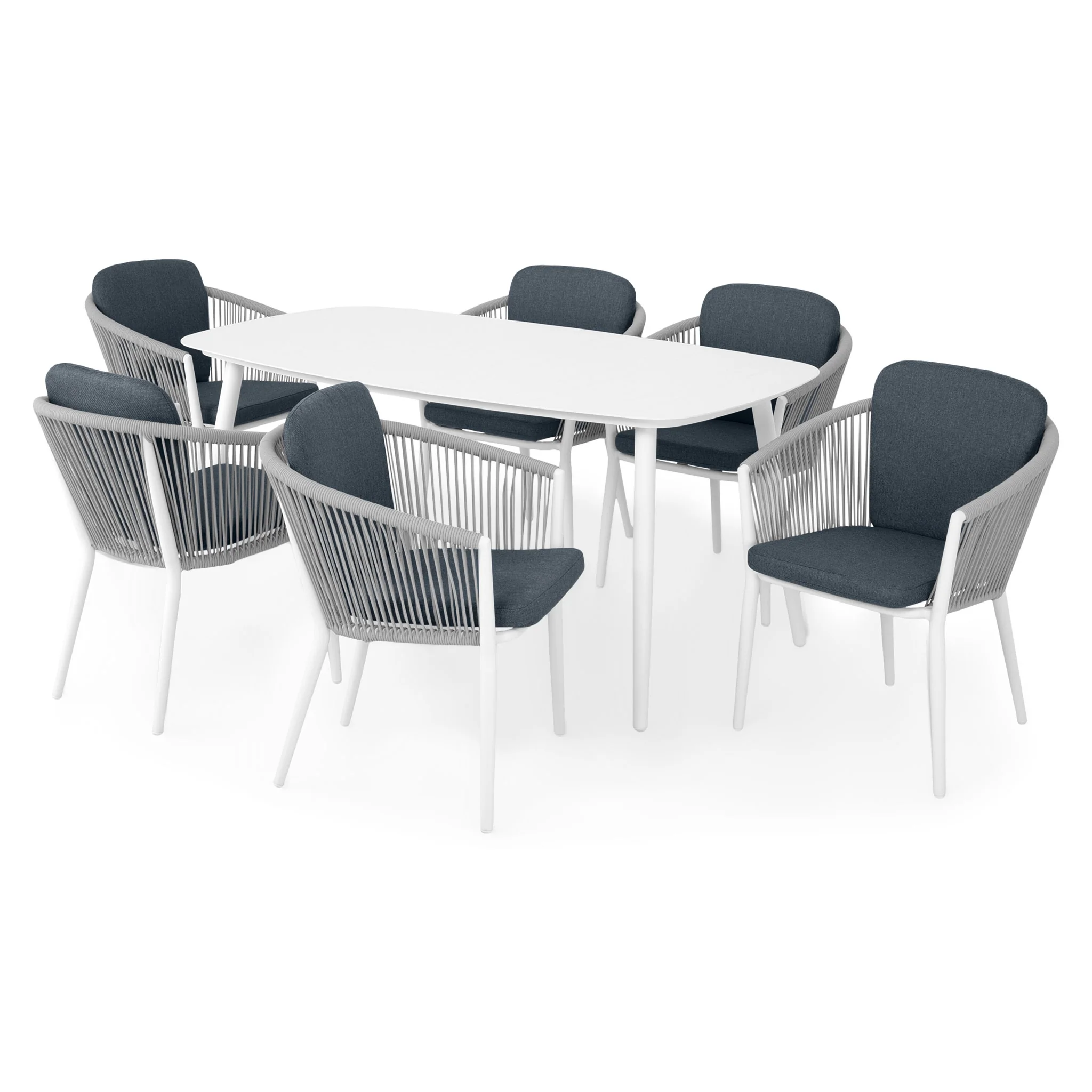 ORSO Set mobilier terasă/grădină, 6 scaune și masă - Image 20