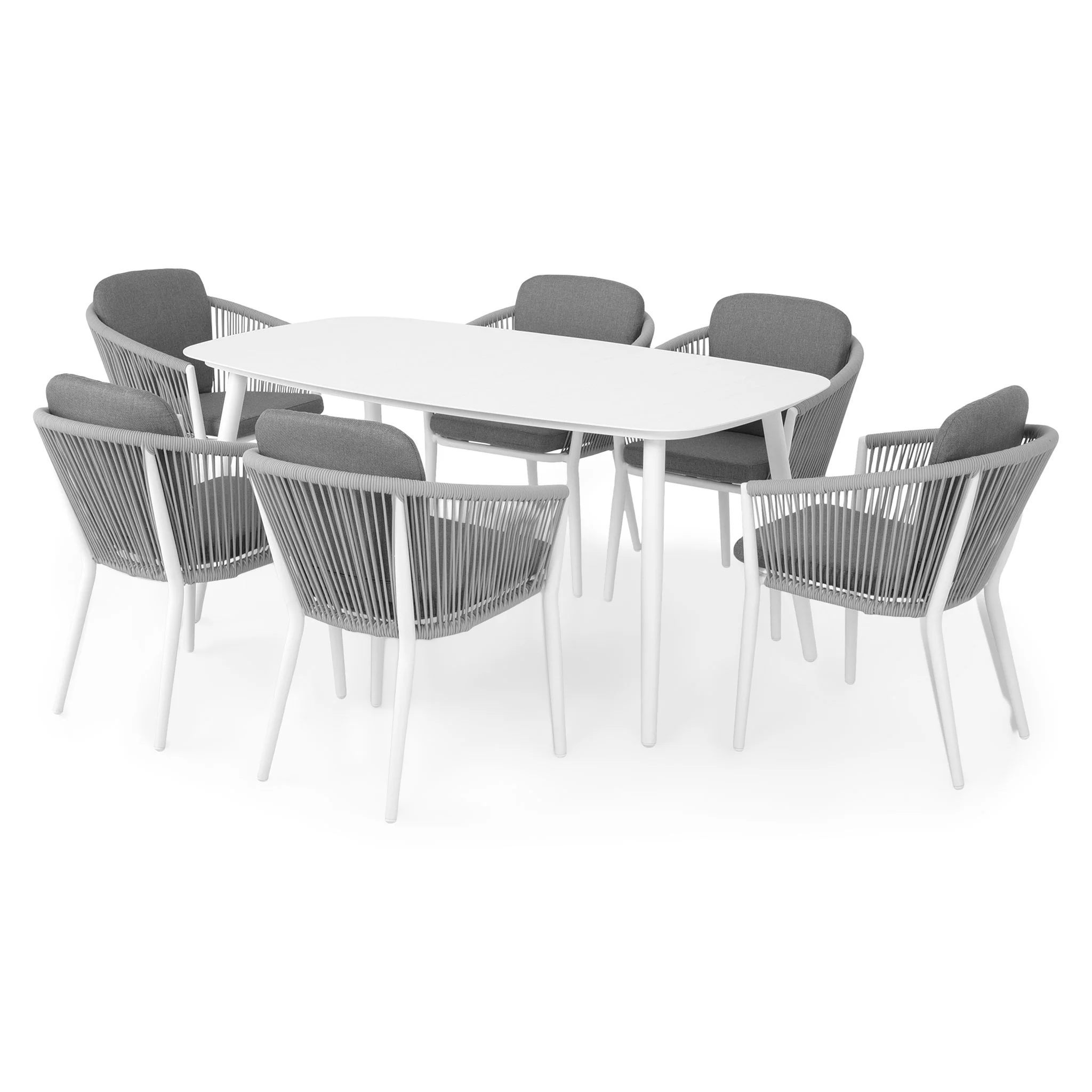 ORSO Set mobilier terasă/grădină, 6 scaune și masă - Image 3