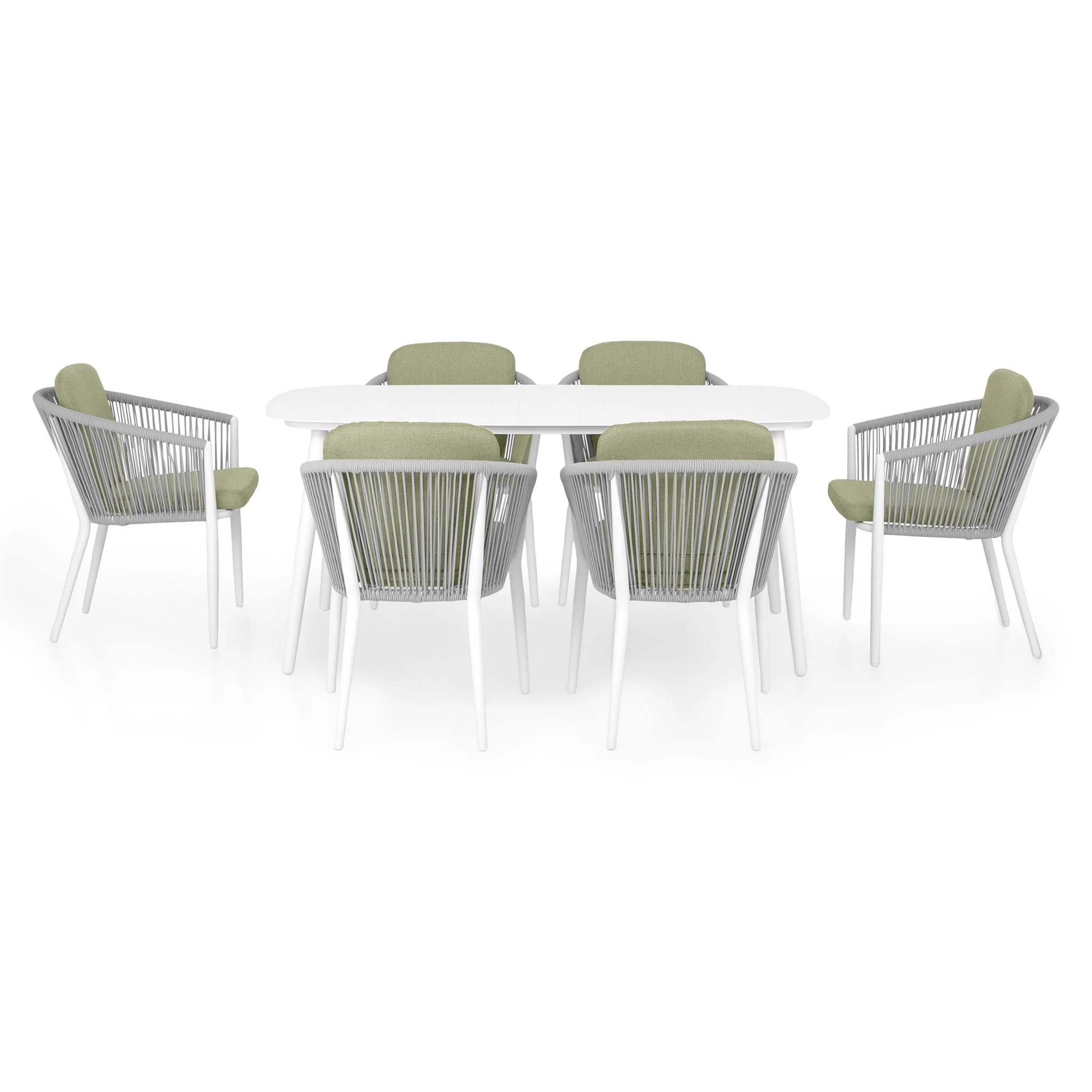 ORSO Set mobilier terasă/grădină, 6 scaune și masă - Image 42