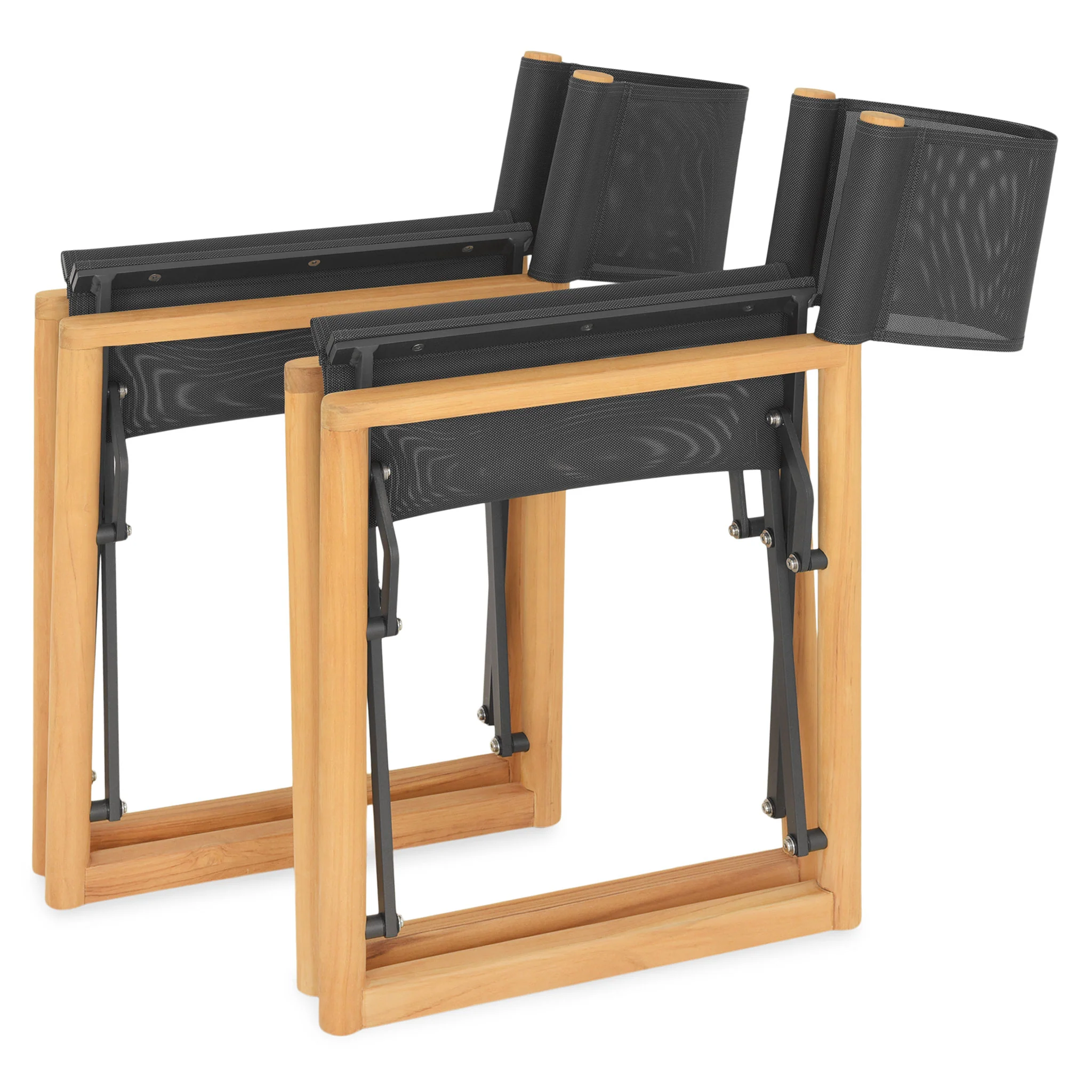 REGIZOR Set mobilier terasă/grădină, 2 scaune pliabile - Image 7