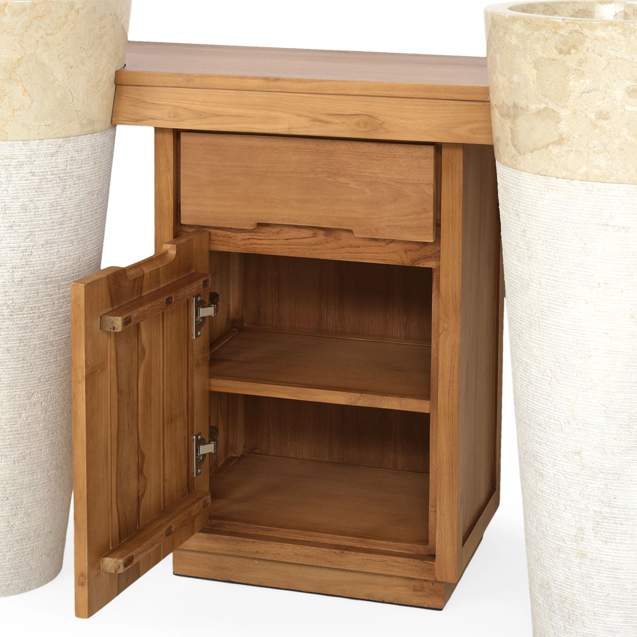 INTEGRALE Set mobilier baie, masă lavoar, top și 2 lavoare - Image 7