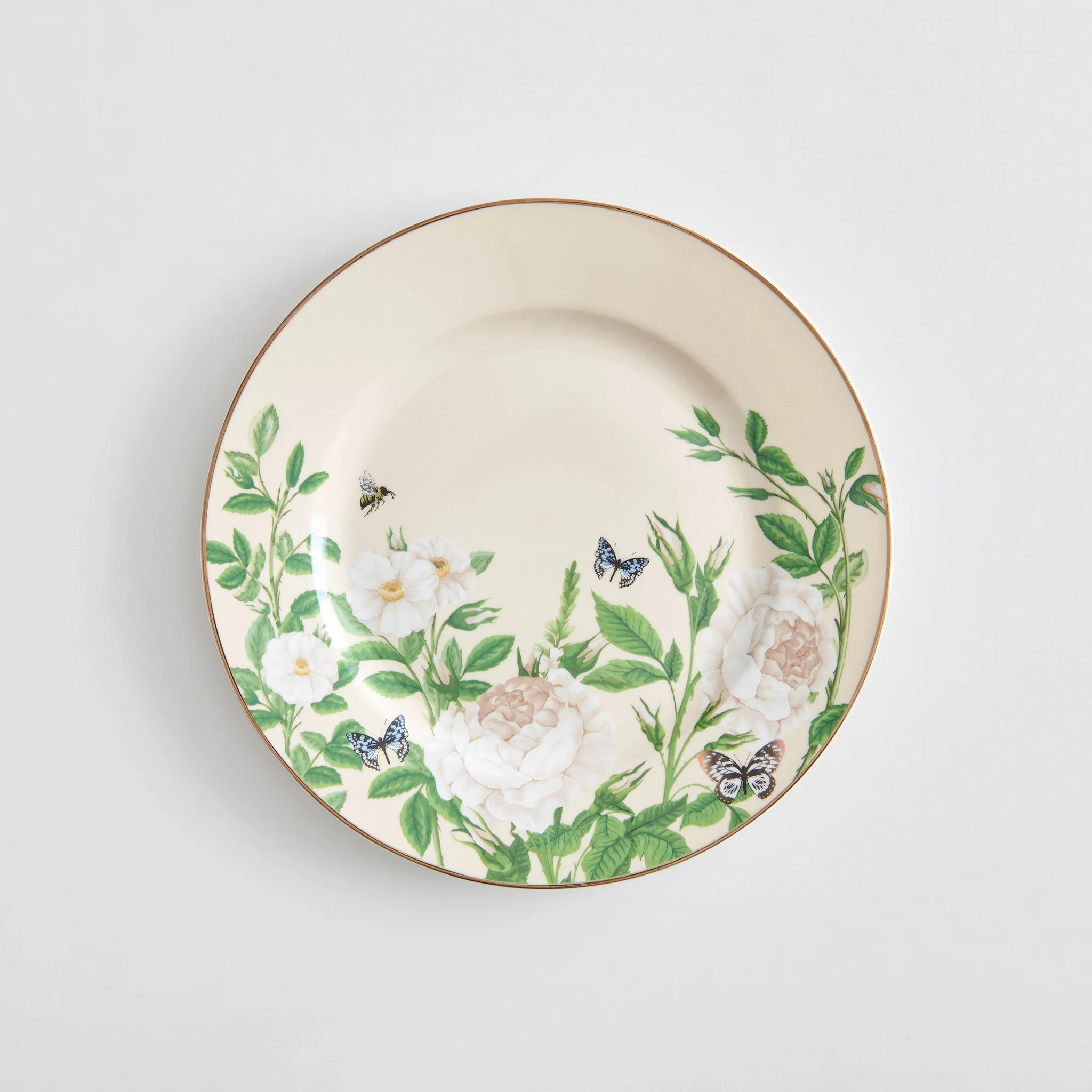 PEONY Set 4 farfurii desert, porțelan, D.19cm - Image 3