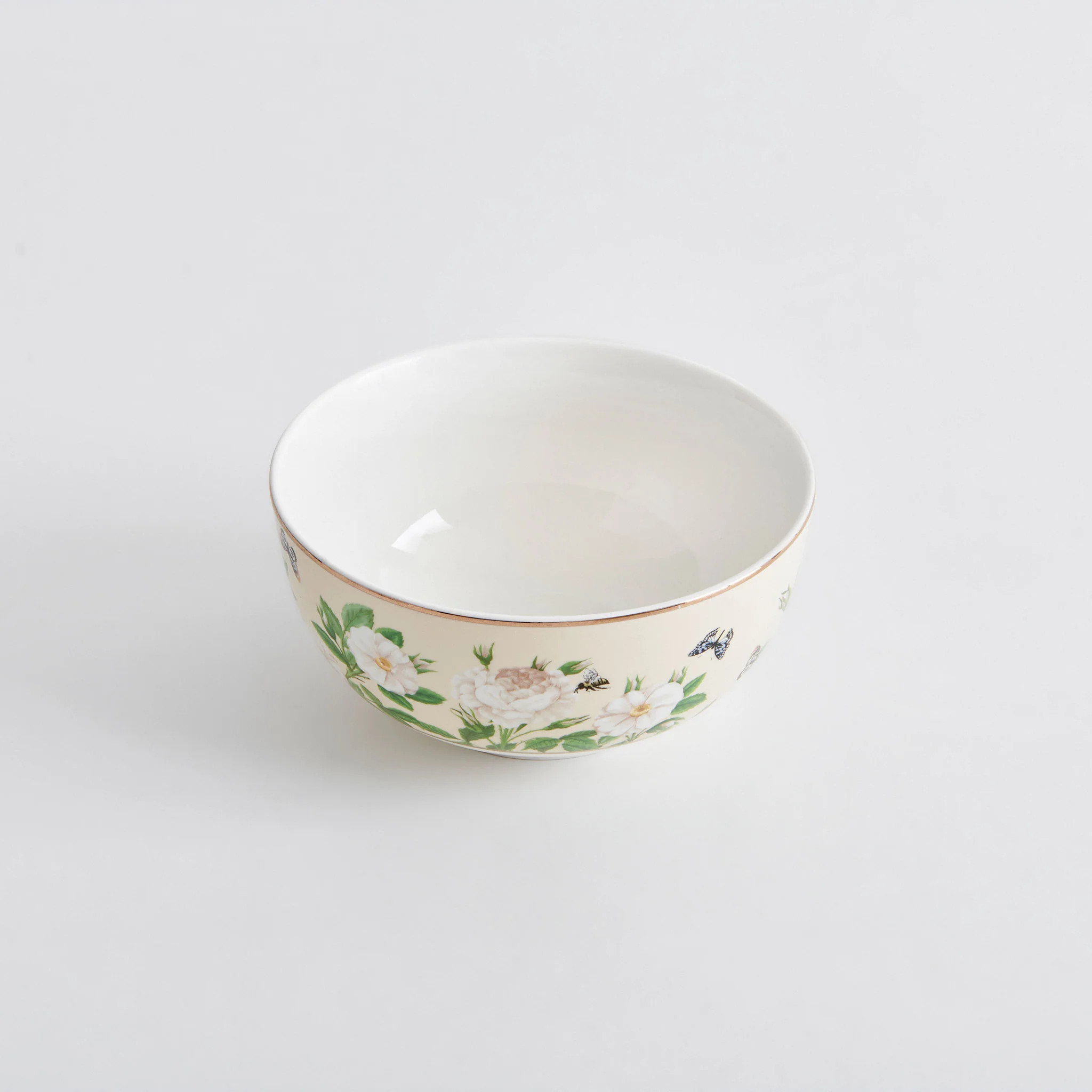 PEONY Set 4 boluri, porțelan, D.14cm - Image 5