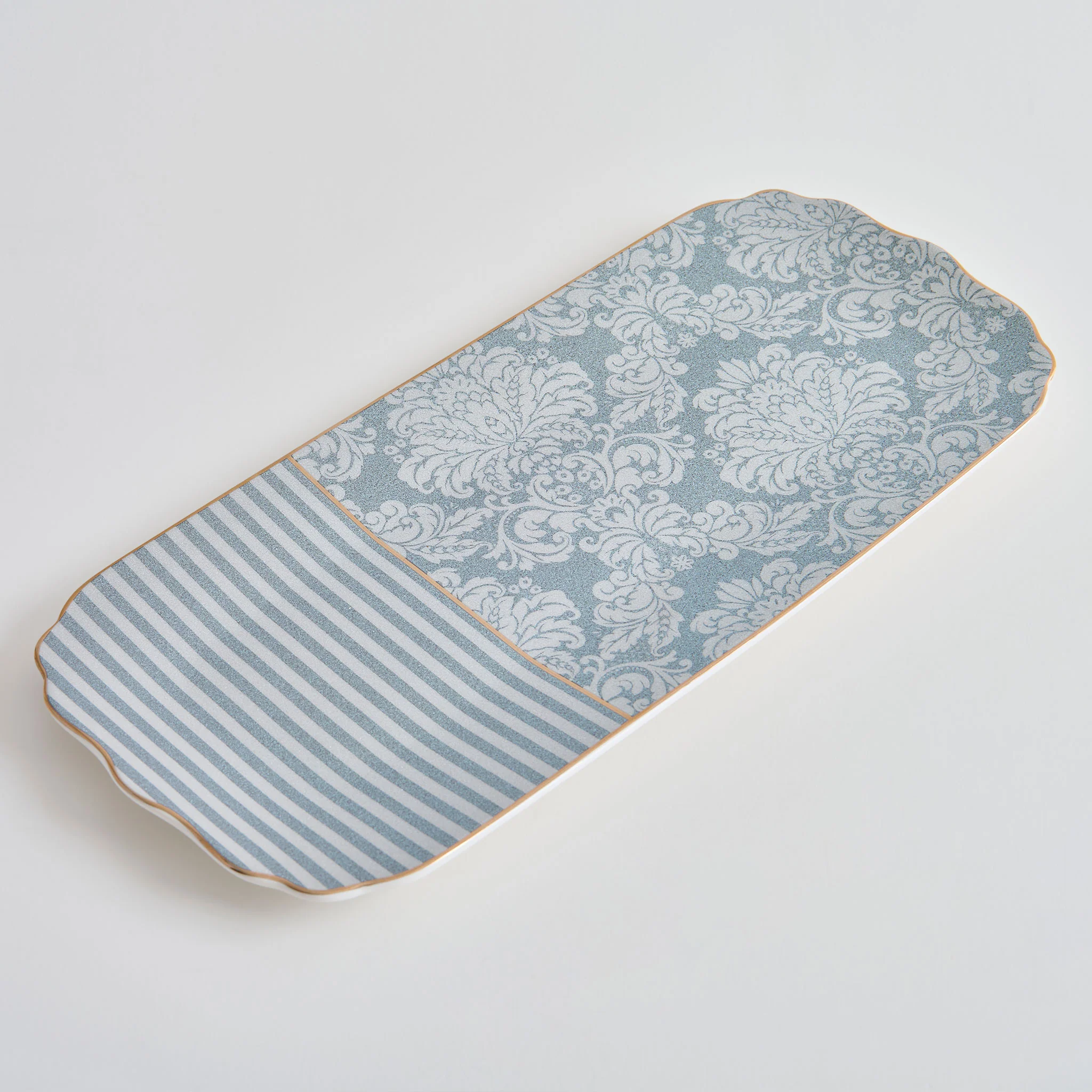 DAMASK Platou servire, porțelan, L.37cm - Image 3