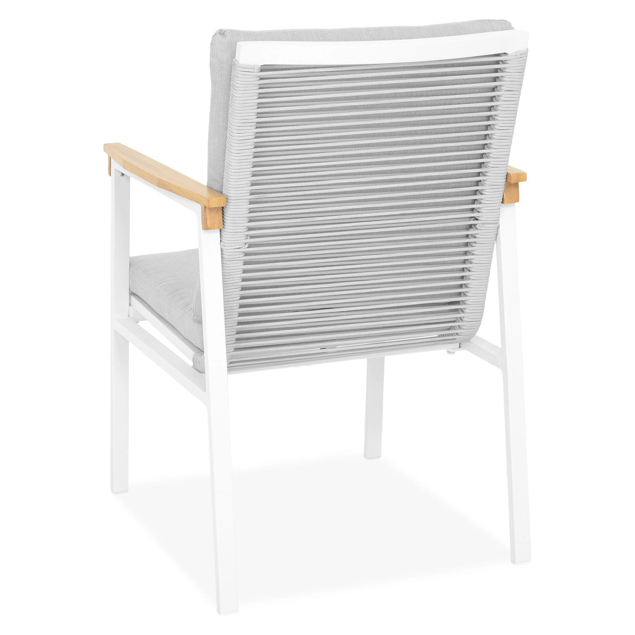 ALESSIA Set mobilier terasă/grădină, 4 scaune suprapozabile - Image 13