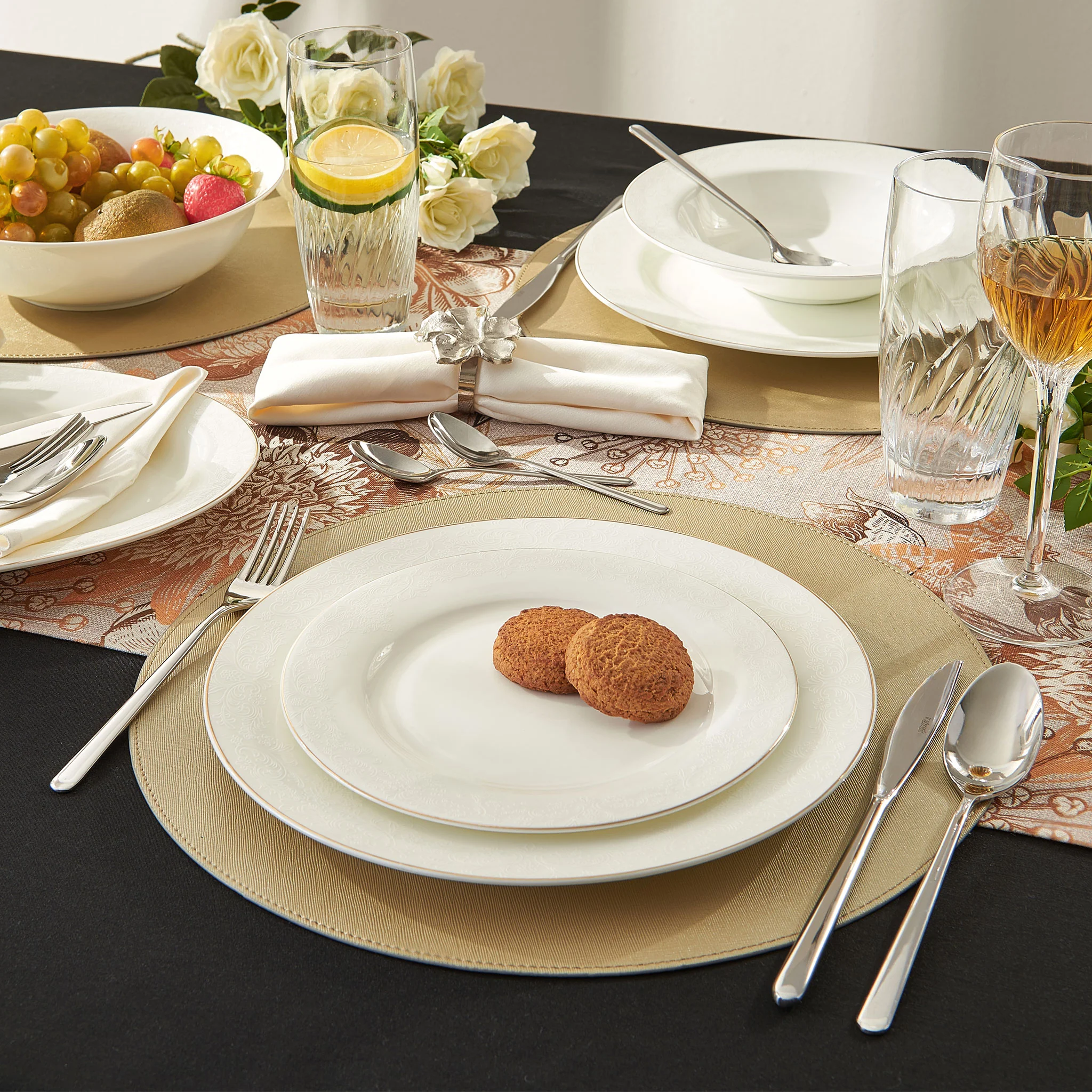 ARINA Set veselă, porțelan, 20 piese - Image 2