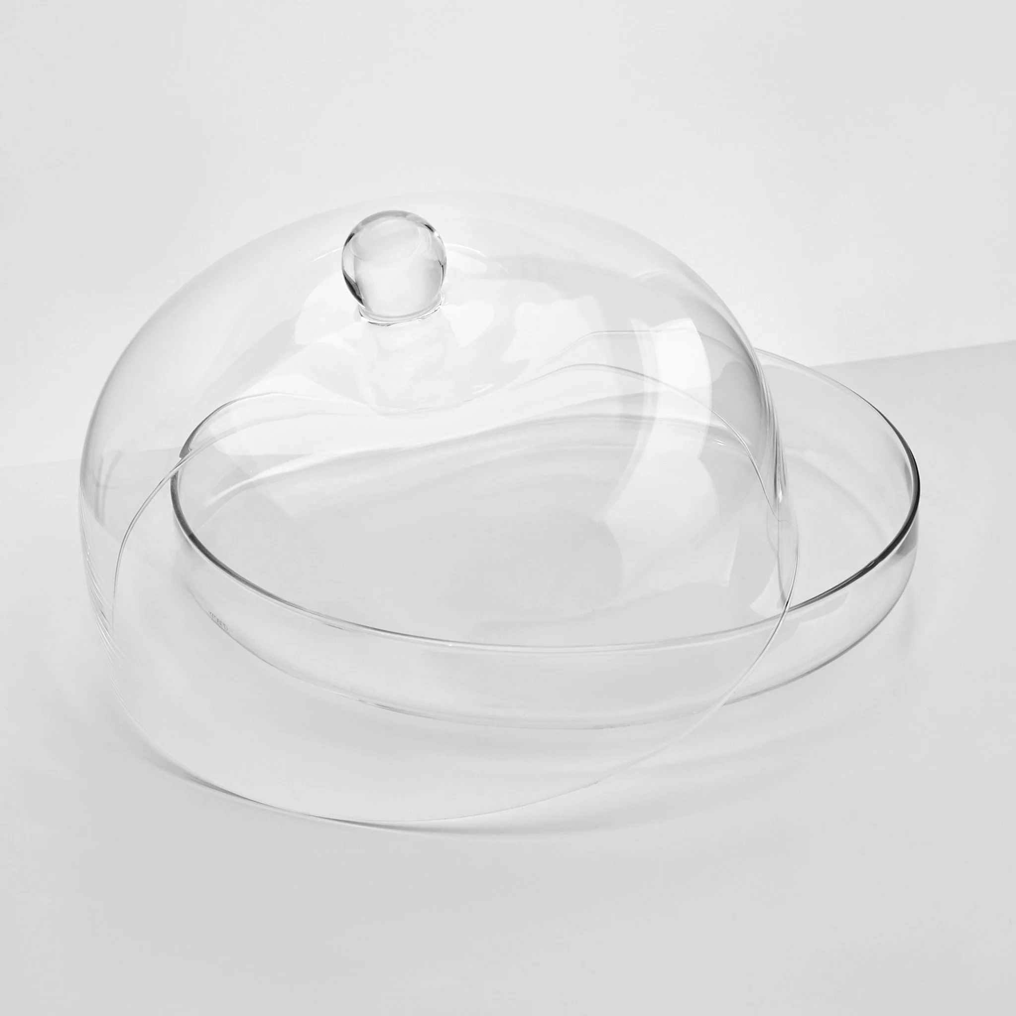 ELITE Platou cu capac, sticlă, D.28cm - Image 3