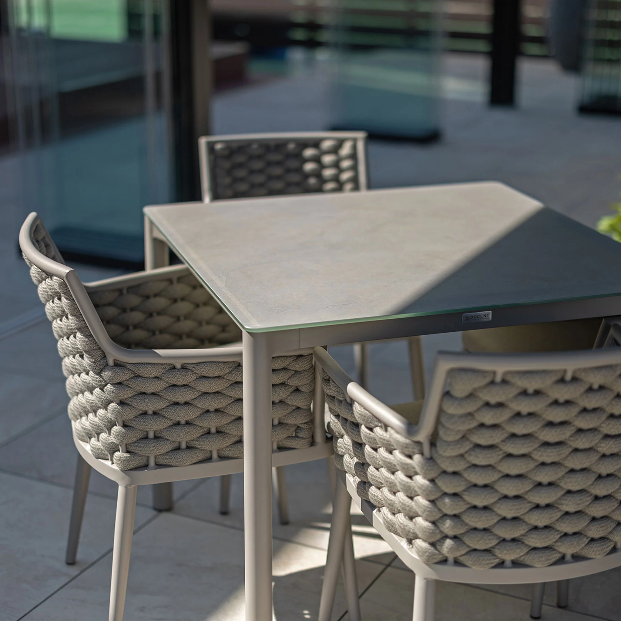 CALOOCAN Set mobilier terasă/grădină, 4 scaune și masă - Image 2