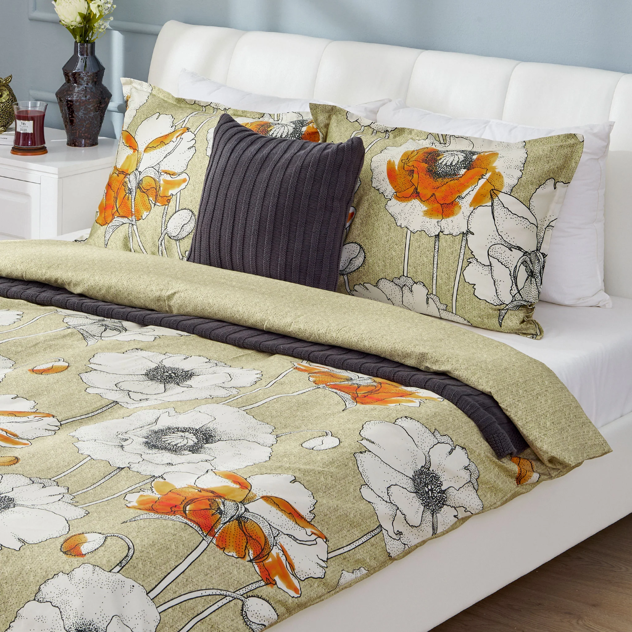 AMAPOLA Set așternut 4 piese, 200x220cm - Image 2