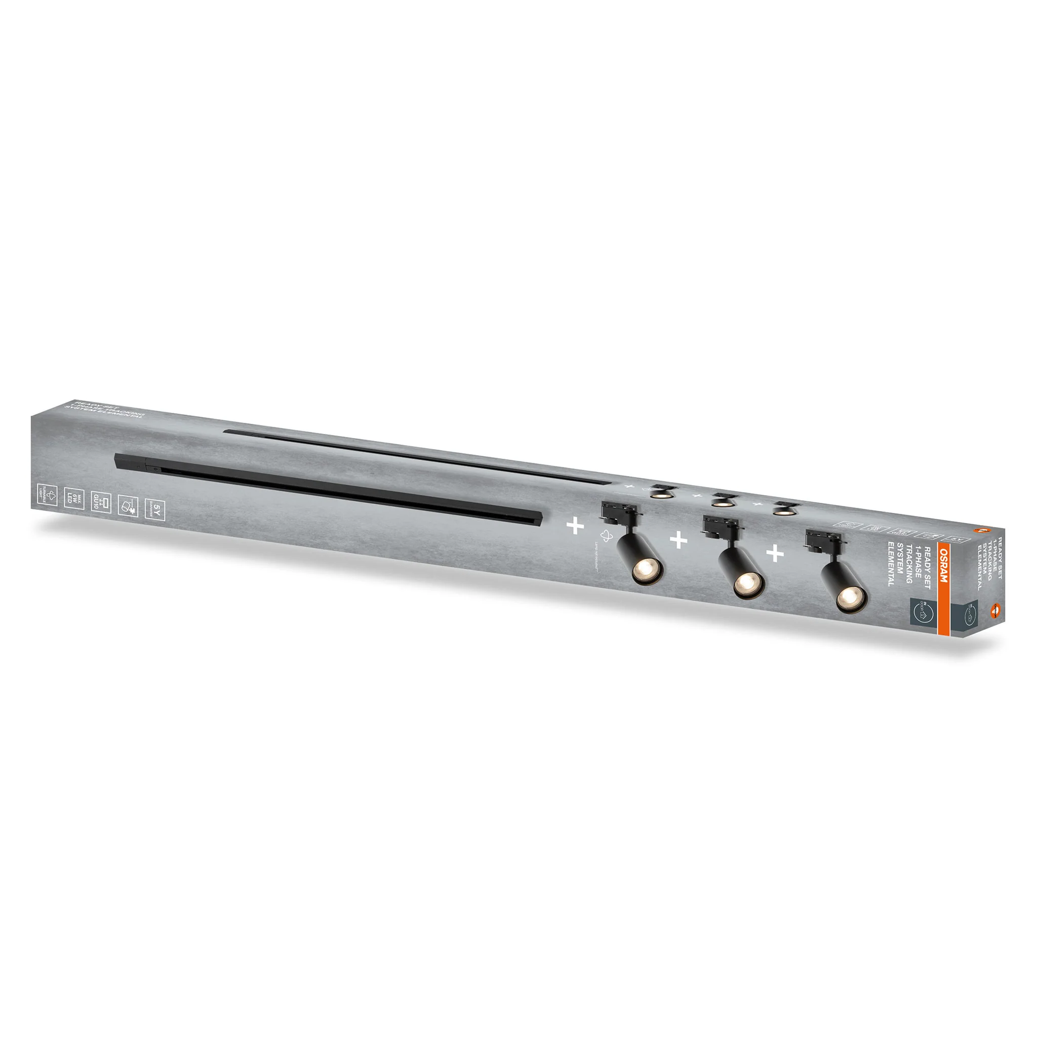 ELEMENTAL Sistem proiectoare 3x6W GU10 - Image 2