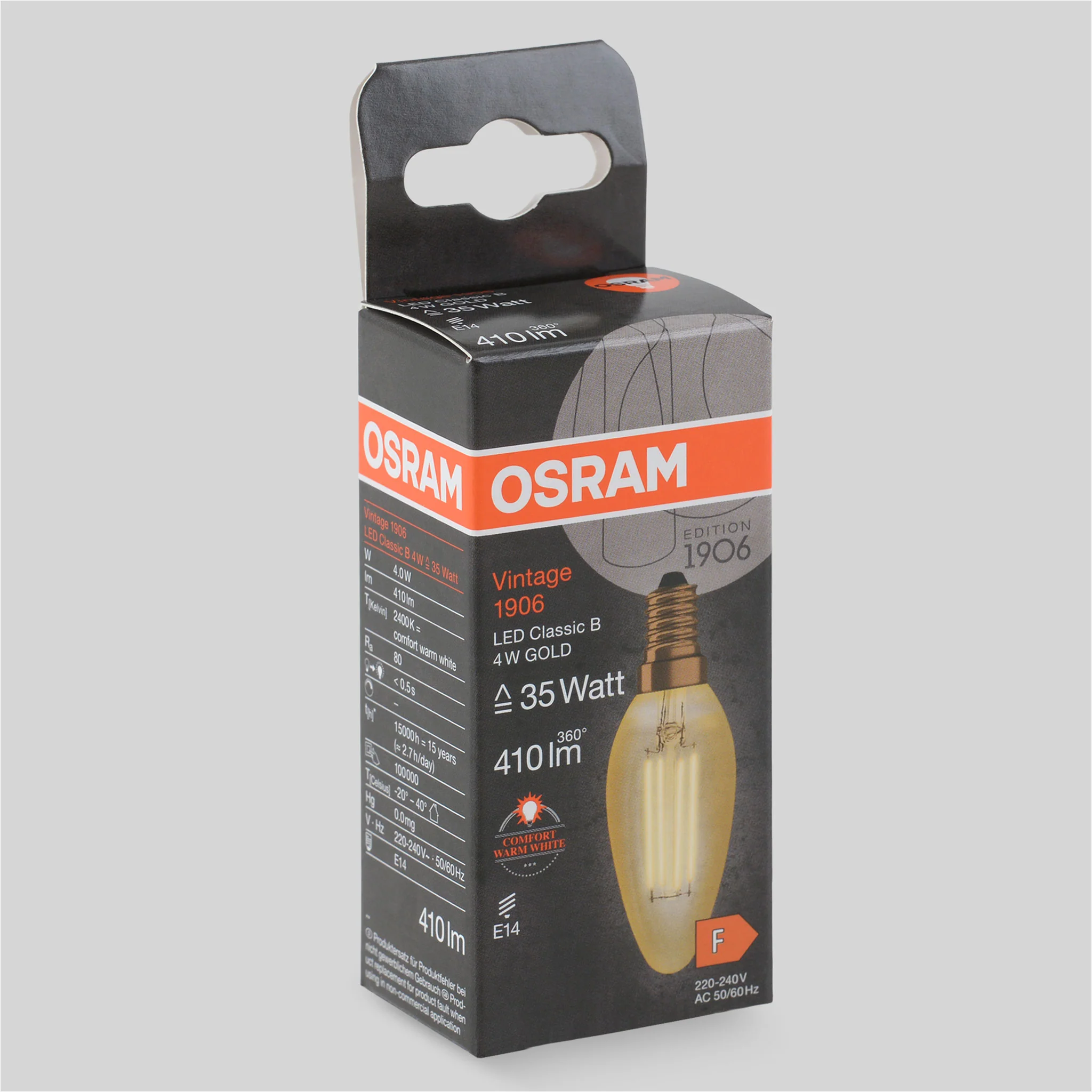 LED OSRAM VINTAGE Bec 4W E14 - Image 4
