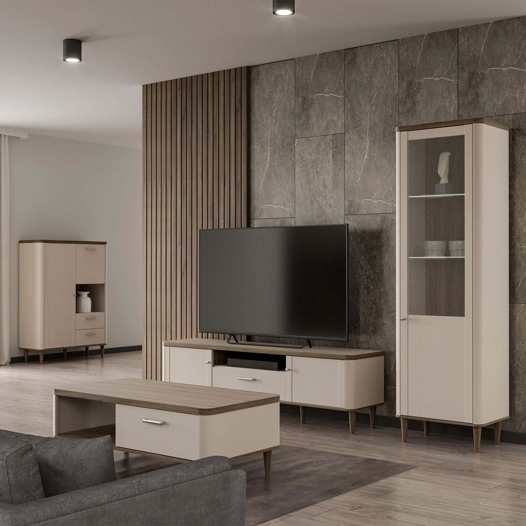 PRISCILLA Corp mediu 2 uși, 2 sertare - Image 9