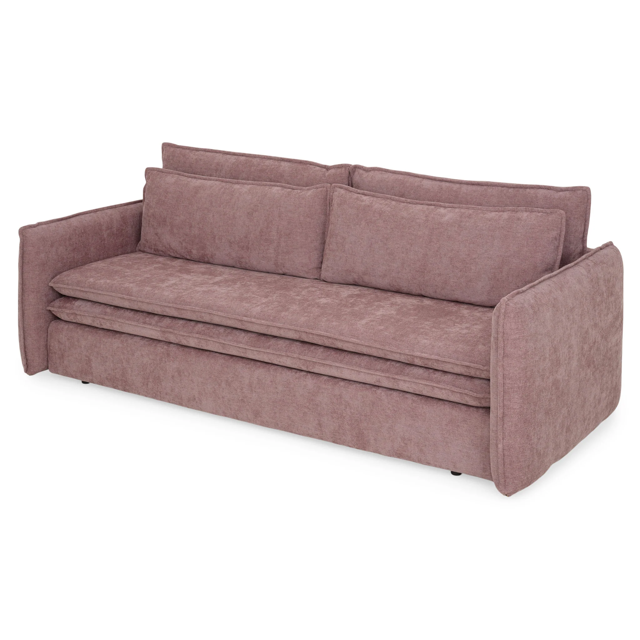 GASPARD SLIM Canapea extensibilă, 3 locuri, stofă - Image 3
