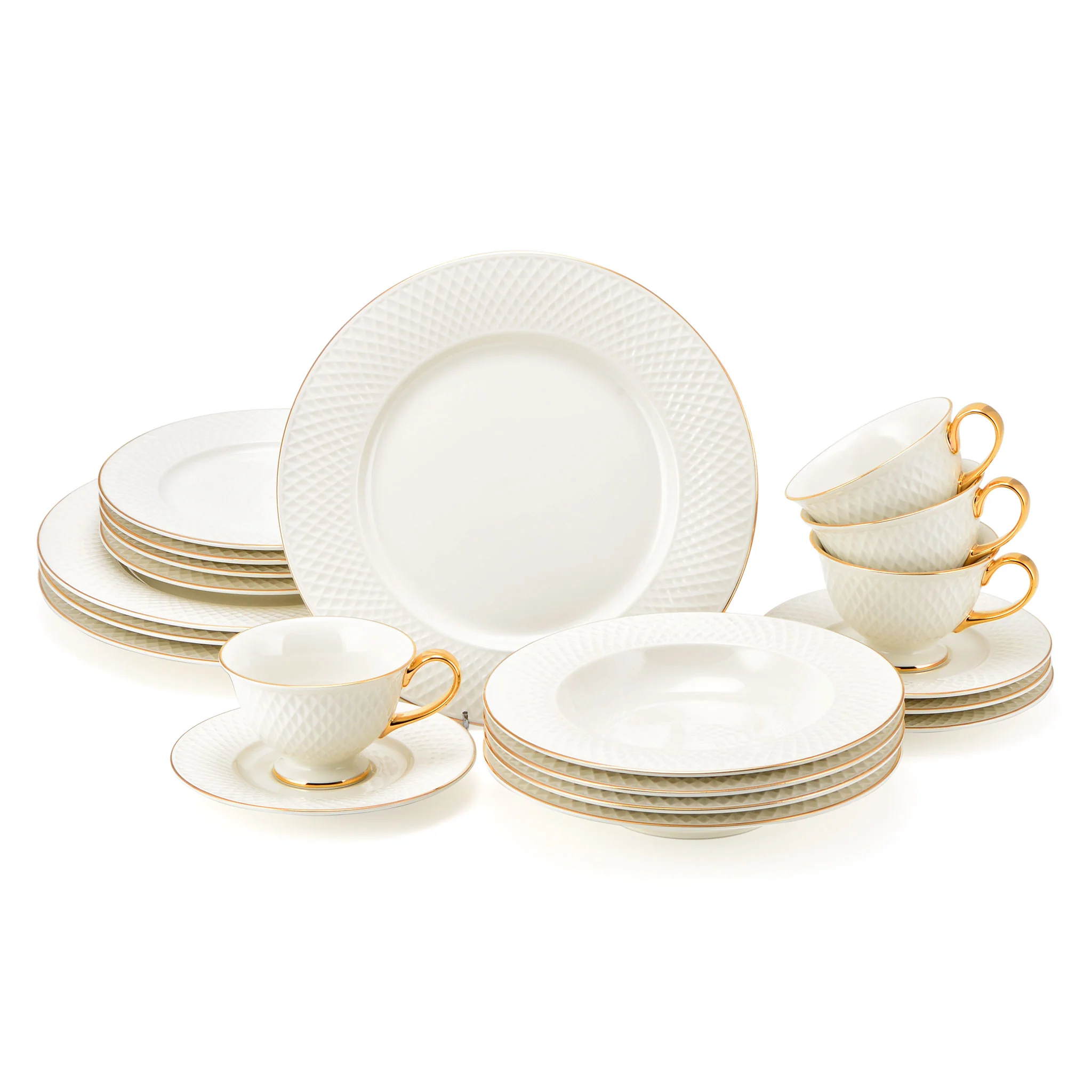 ECLAT Set veselă, porțelan, 20 piese - Image 6