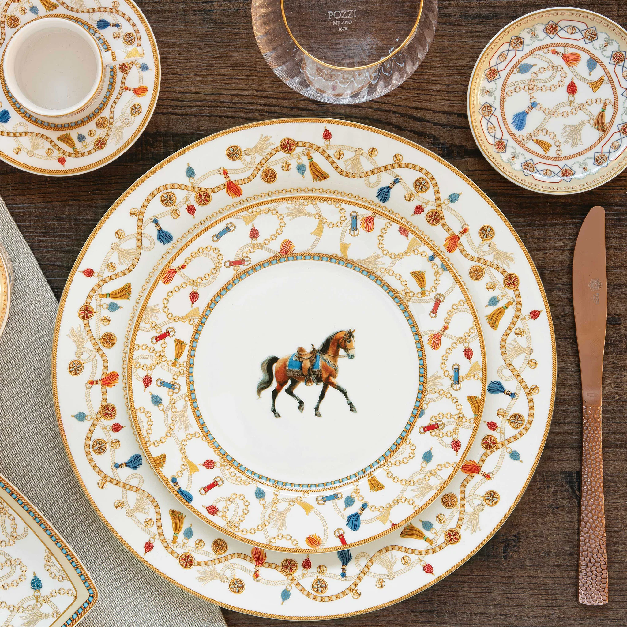 CHEVAL Farfurie aperitiv, porțelan, D.19.5cm - Image 2