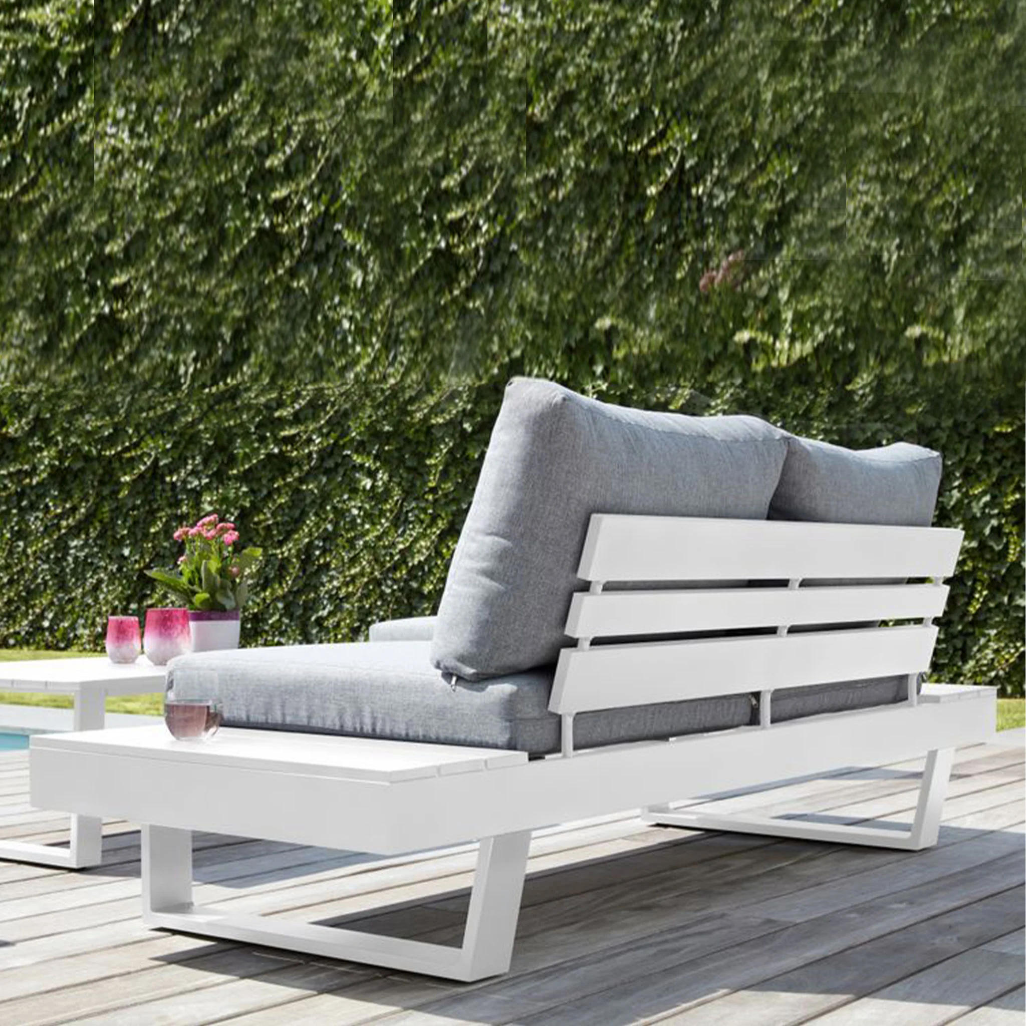 ALORA Set mobilier terasă/grădină, 2 fotolii, canapea și măsuță - Image 3
