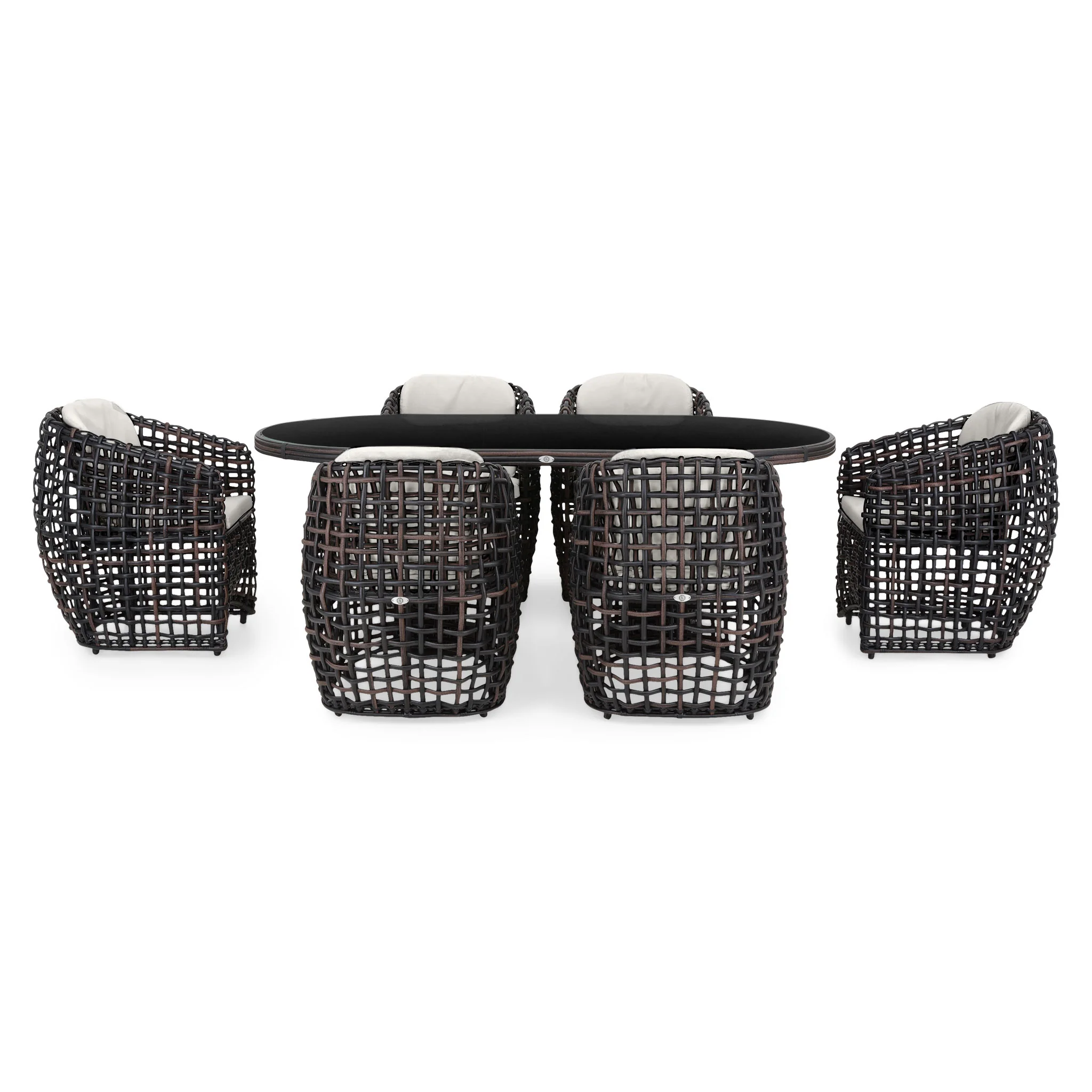 DINASTY Set mobilier terasă/grădină, 6 scaune și masă - Image 21