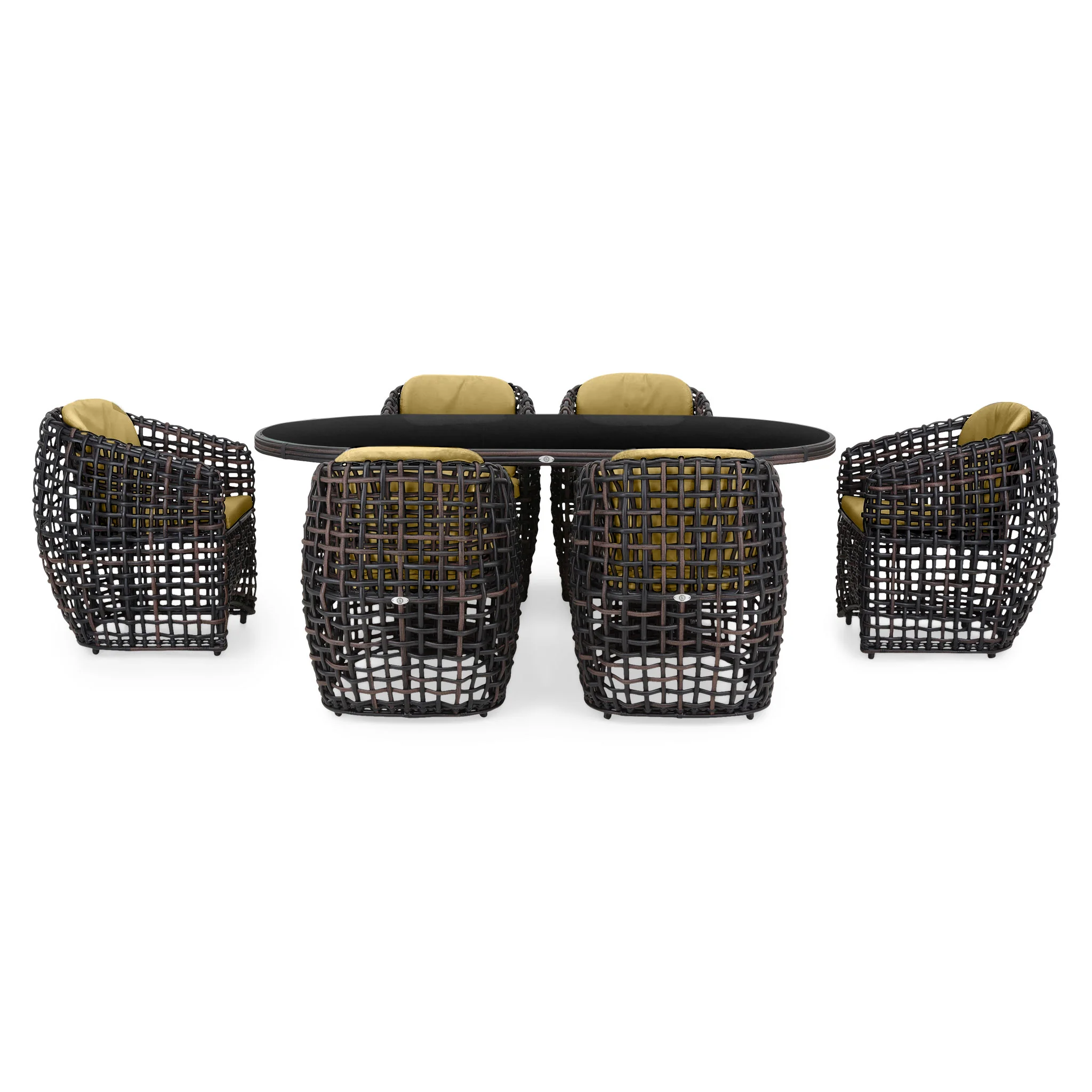 DINASTY Set mobilier terasă/grădină, 6 scaune și masă - Image 25