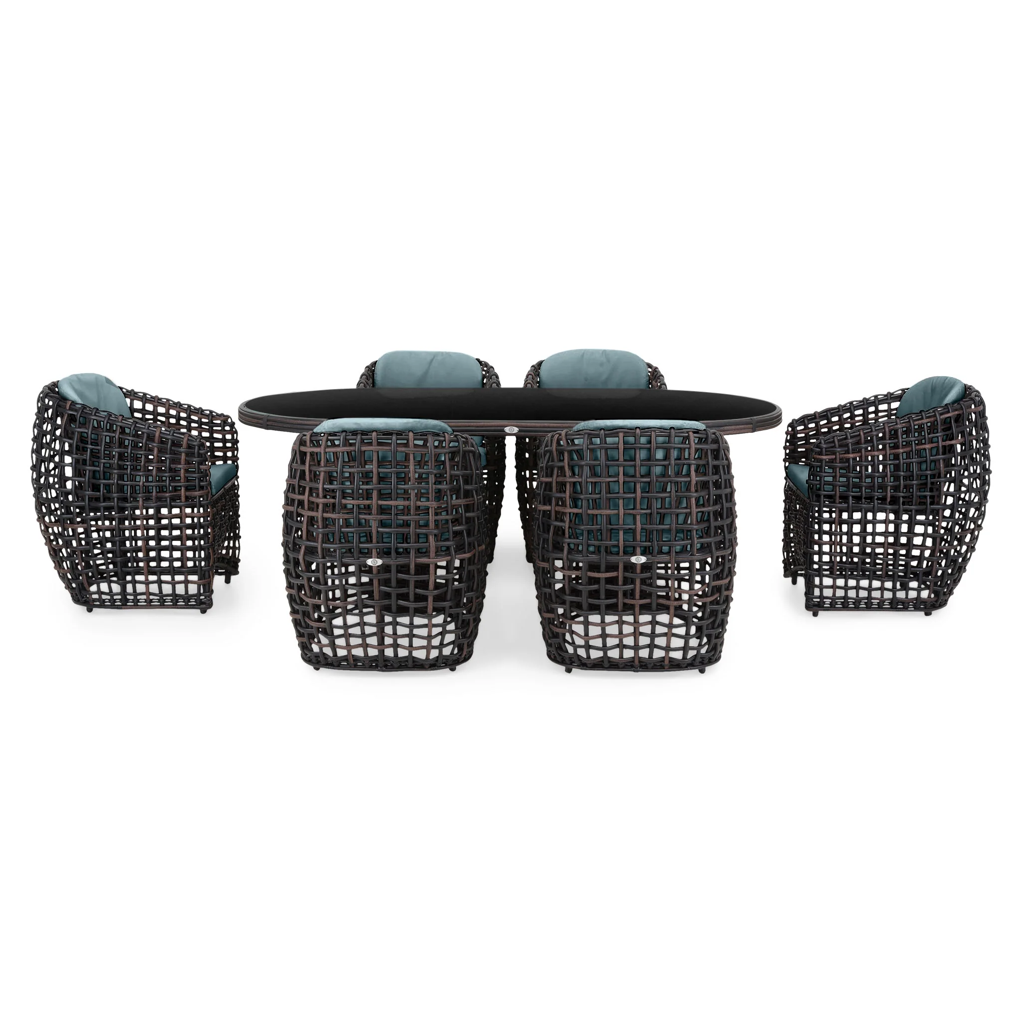 DINASTY Set mobilier terasă/grădină, 6 scaune și masă - Image 31