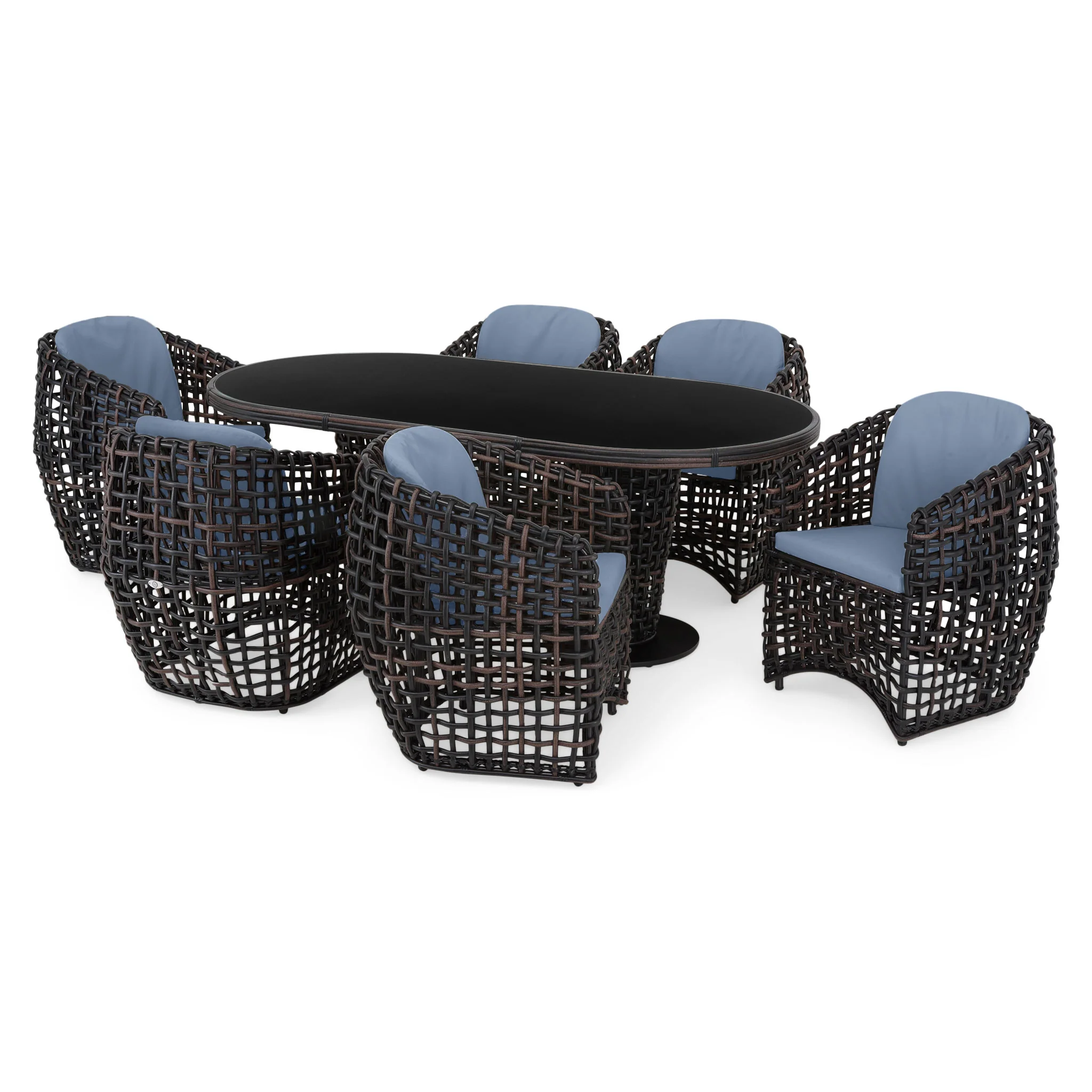 DINASTY Set mobilier terasă/grădină, 6 scaune și masă - Image 44