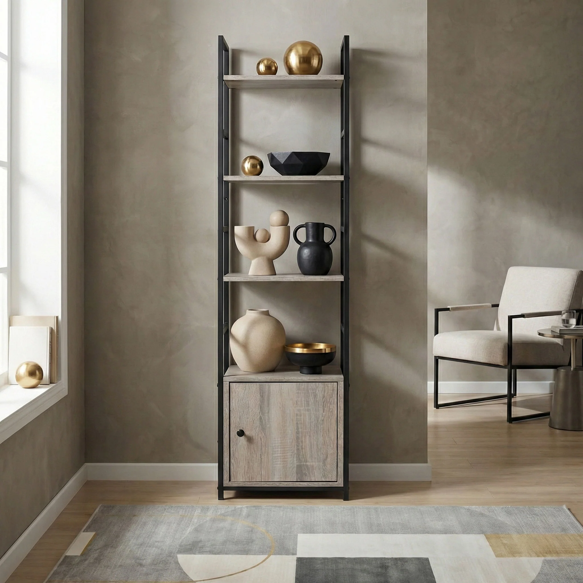HOME PLUS Etajeră 1 ușă - Image 5