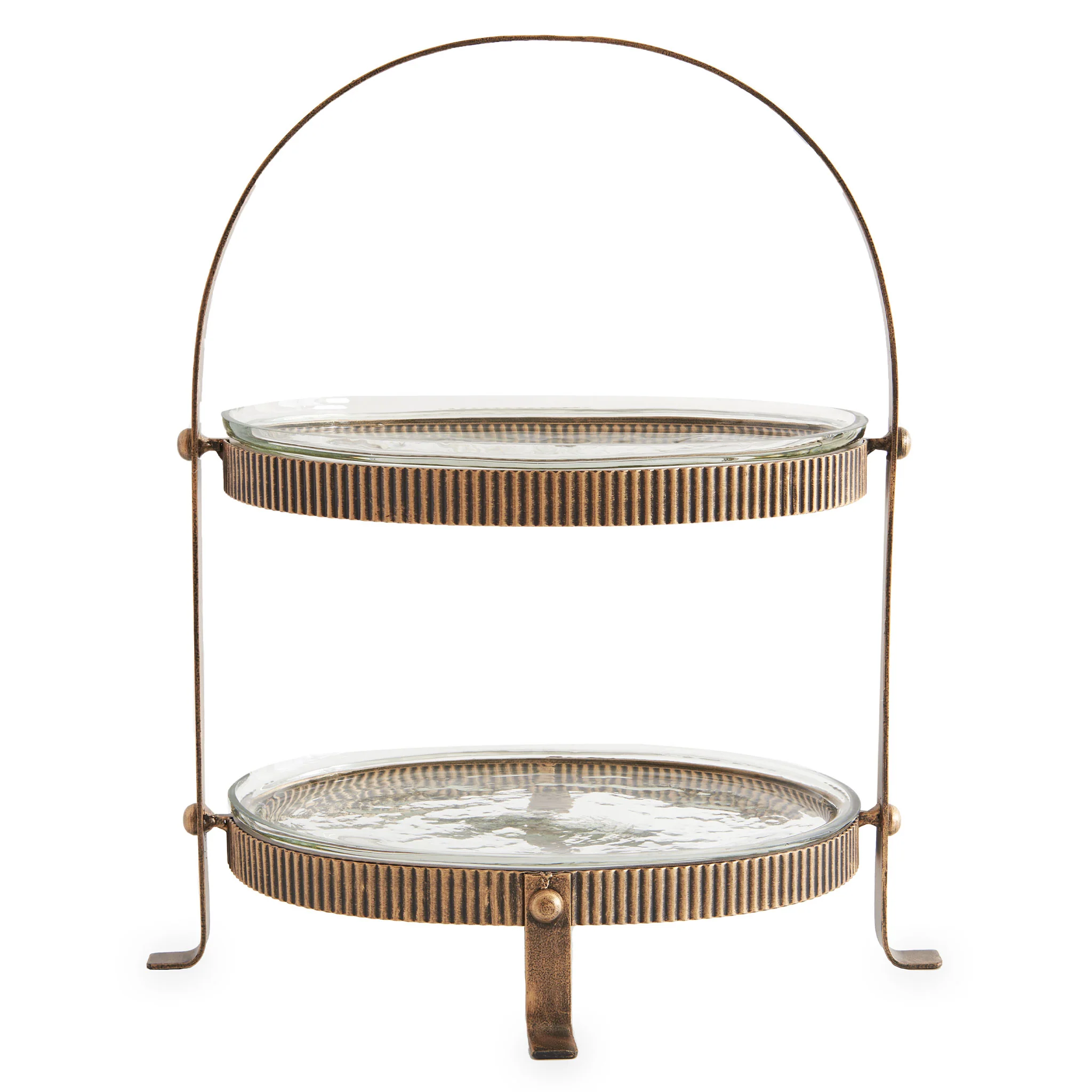 TONDA Platou servire, metal, L.39.5cm