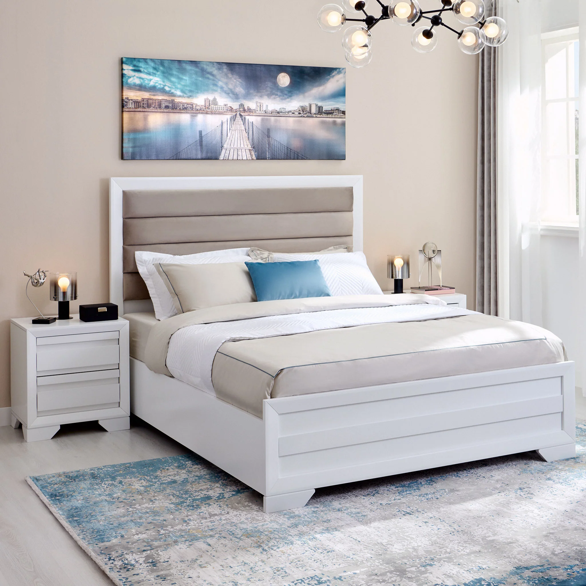 MOON CITY Tablou canvas - Image 4