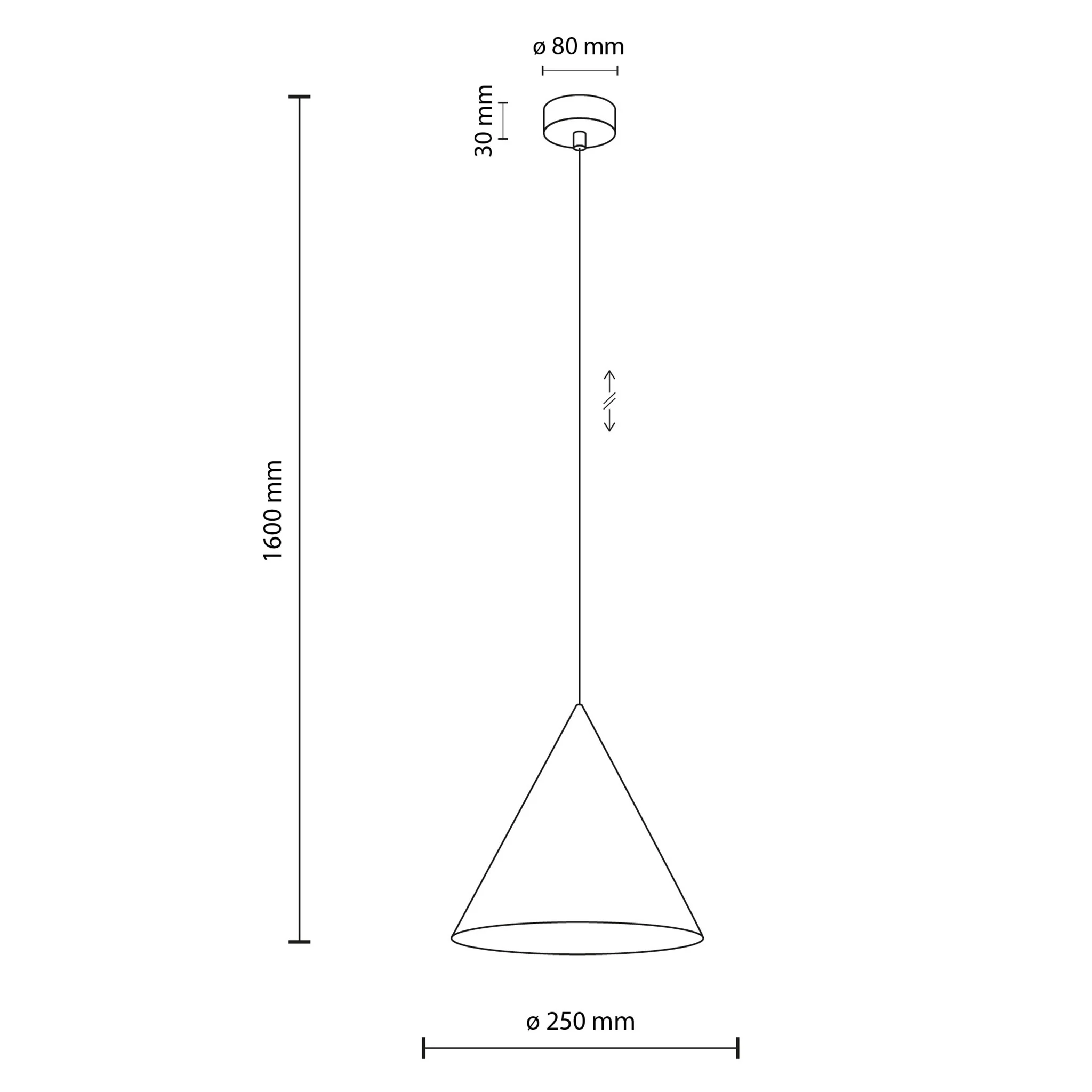 CONO Pendul 1x15W E27 - Image 6