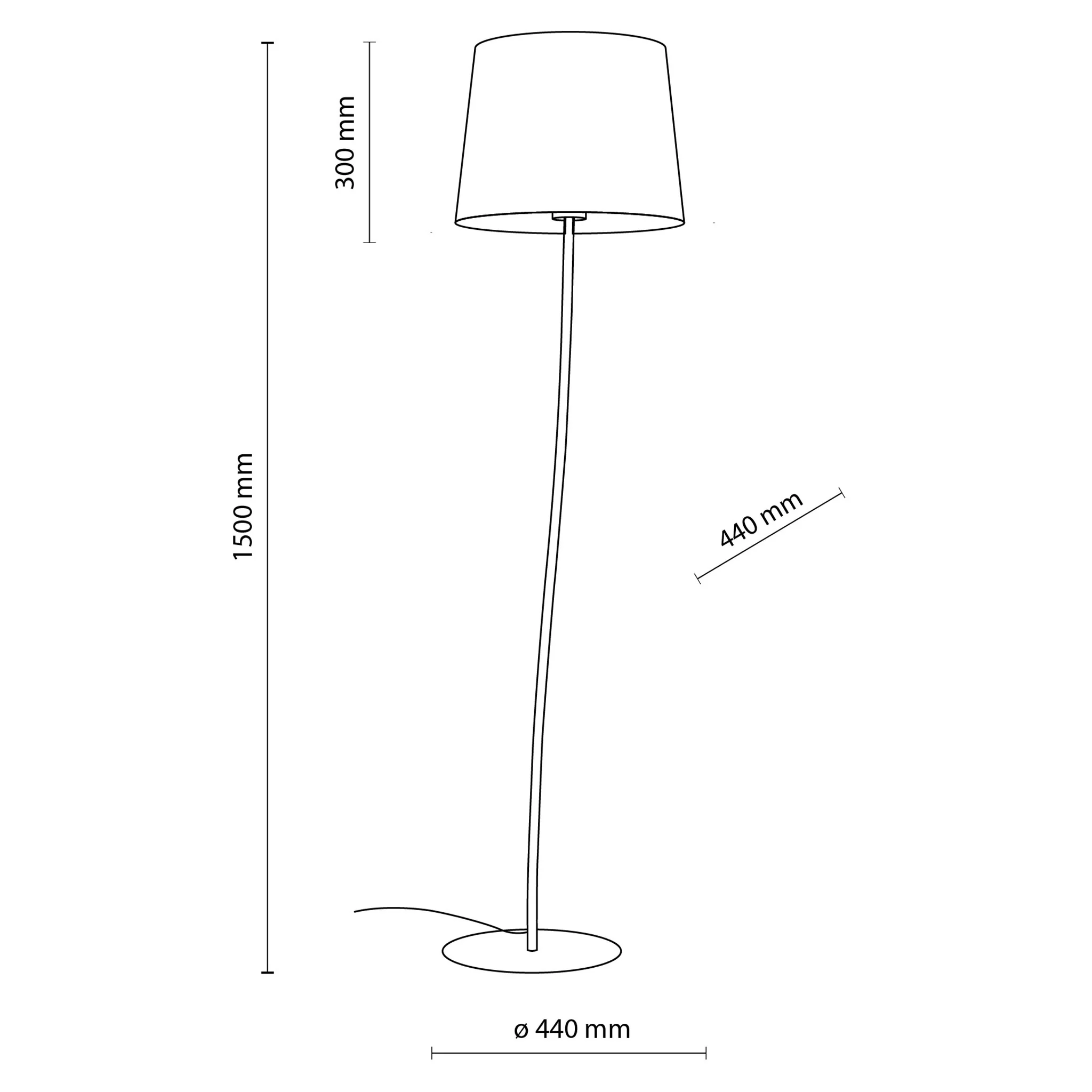 NICOL Lampadar 1x15W E27 - Image 6