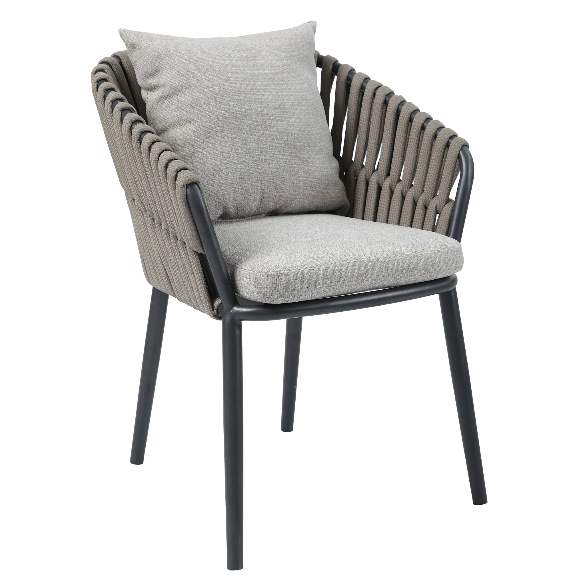 NICOSIA Set mobilier terasă/grădină, 4 scaune și masă - Image 5
