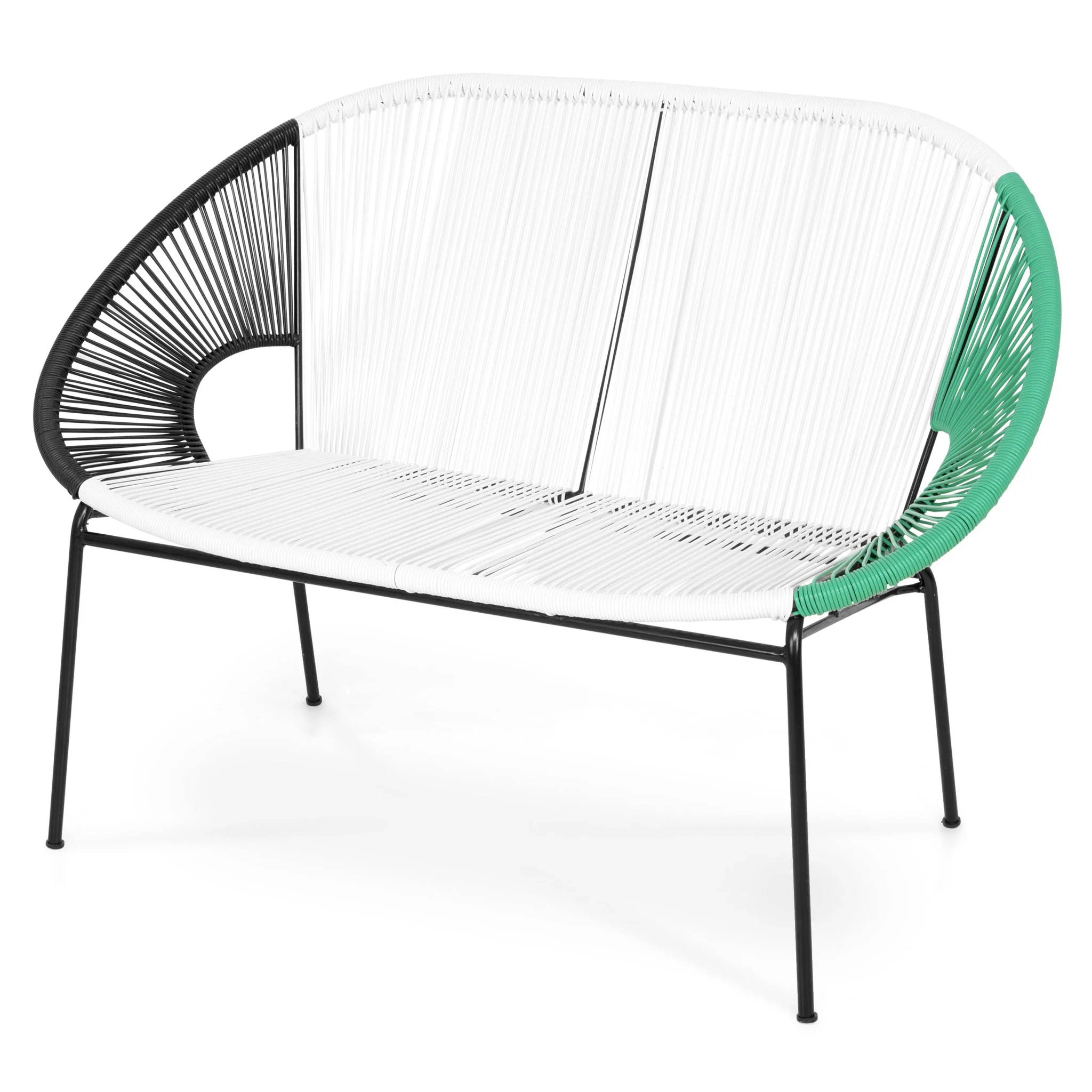 CORFU Set mobilier terasă/grădină 2 fotolii, canapea și măsuță - Image 8