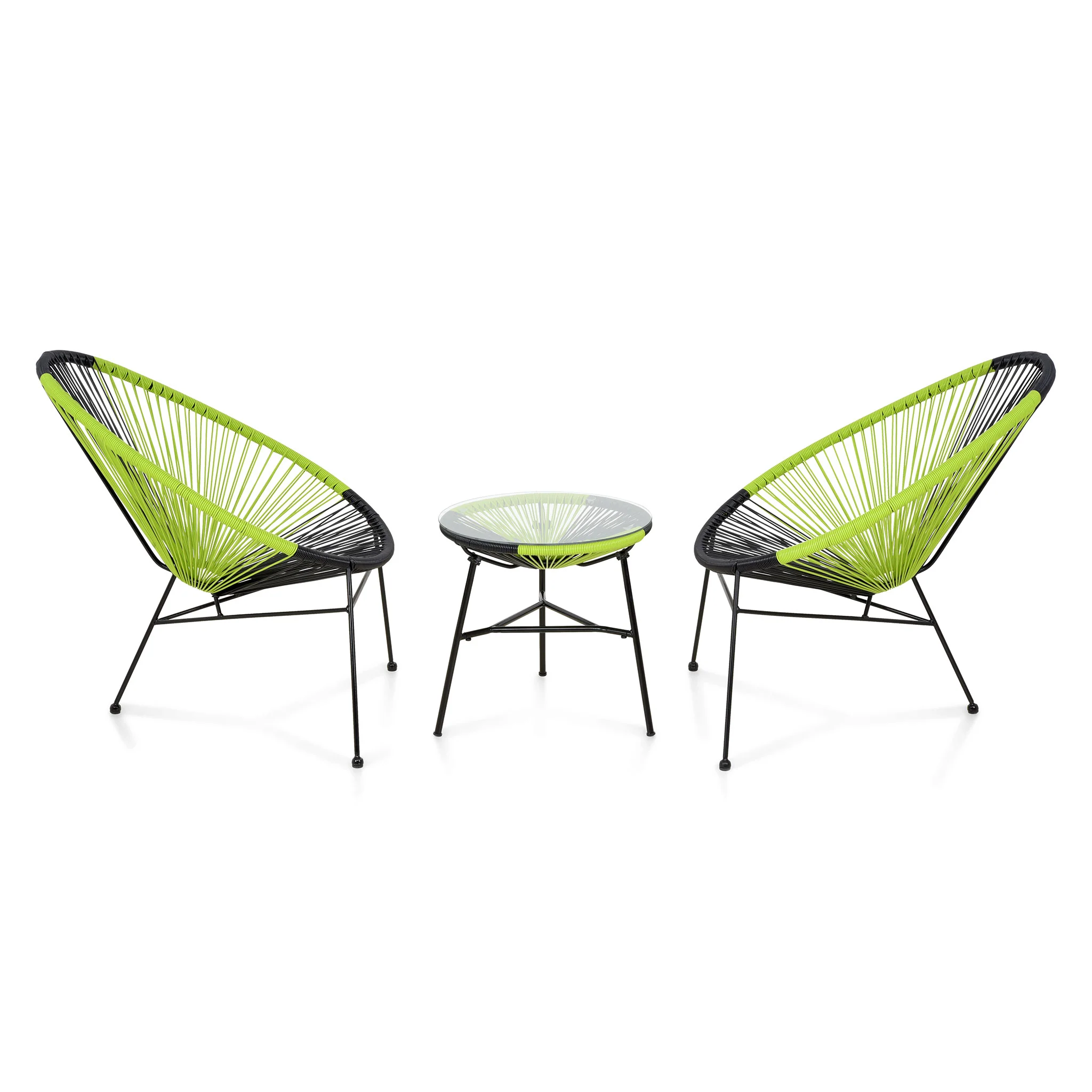 CORFU Set mobilier terasă/gradină, 2 fotolii și măsuță - Image 11