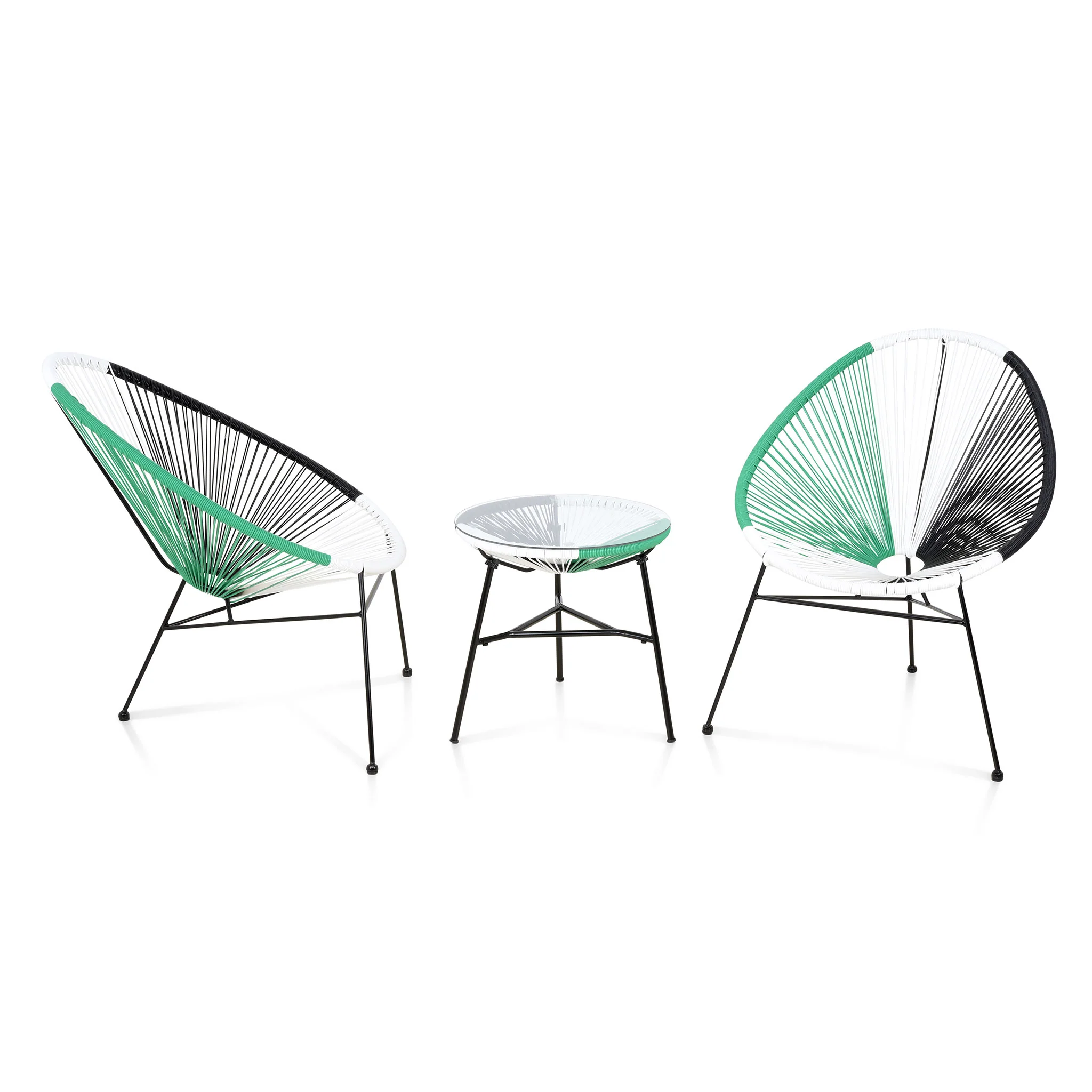 CORFU Set mobilier terasă/gradină, 2 fotolii și măsuță - Image 18