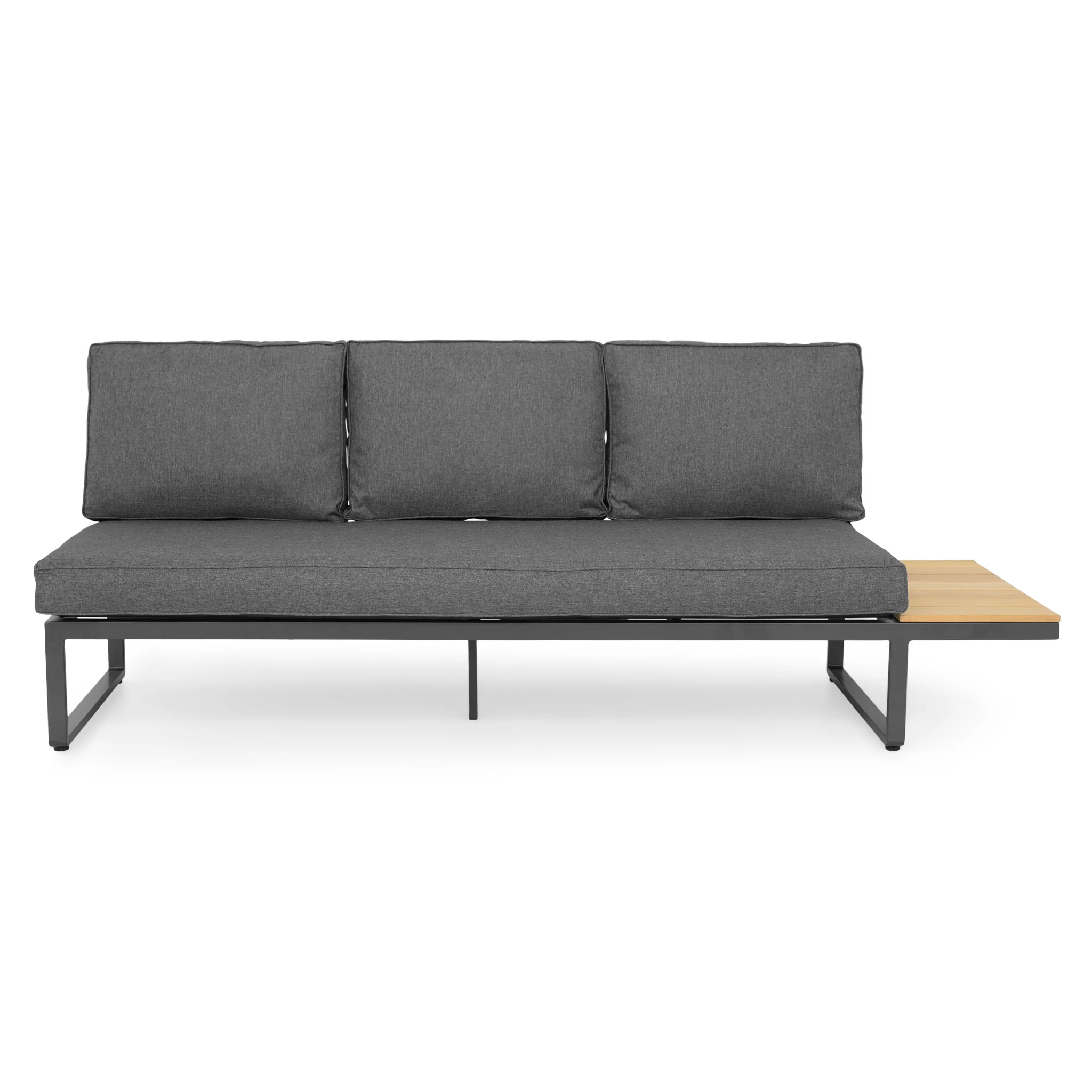 TOLEDO Set mobilier terasă/grădină, 2 canapele, banchetă, taburet, măsuță colț și măsuță de cafea - Image 4