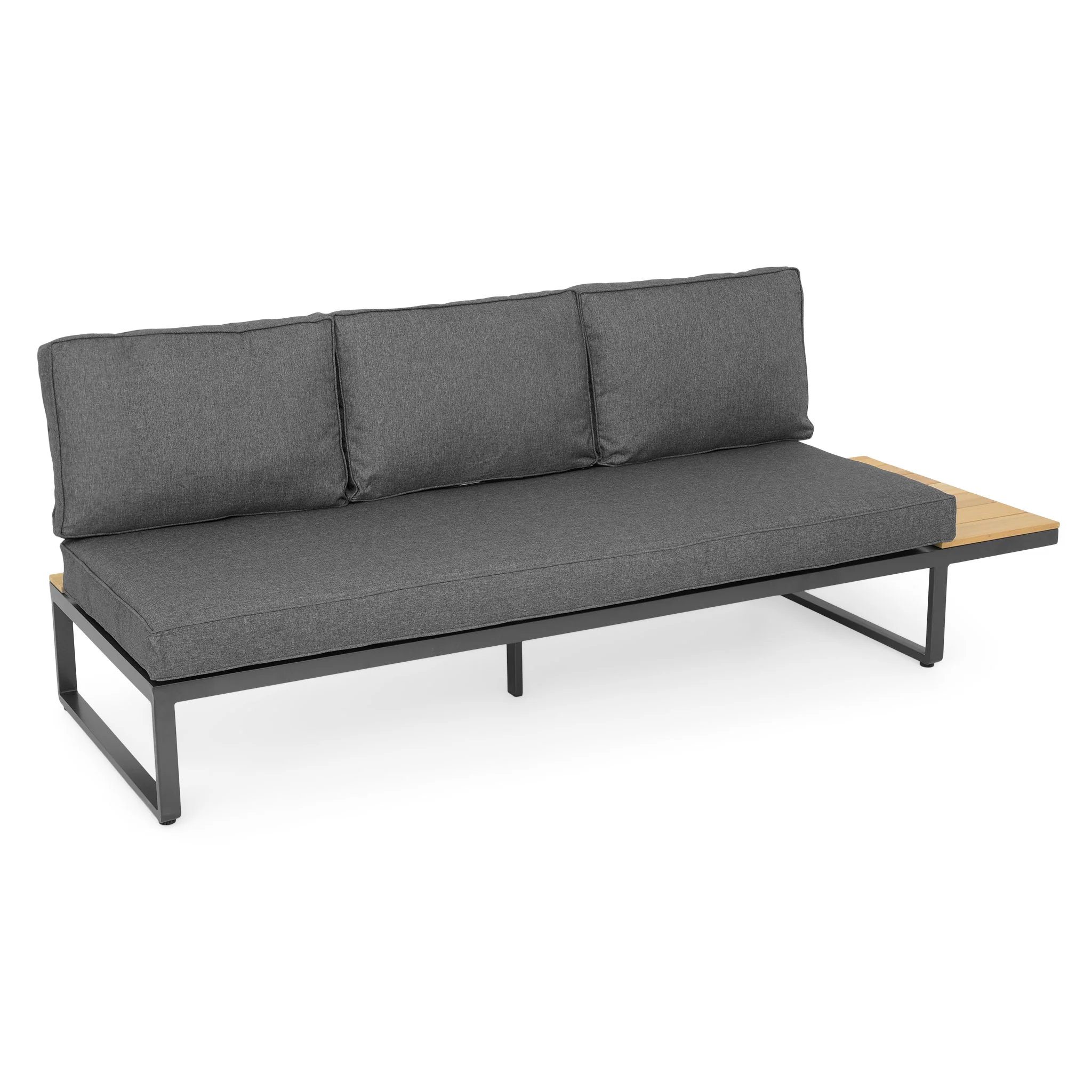 TOLEDO Set mobilier terasă/grădină, 2 canapele, banchetă, taburet, măsuță colț și măsuță de cafea - Image 6