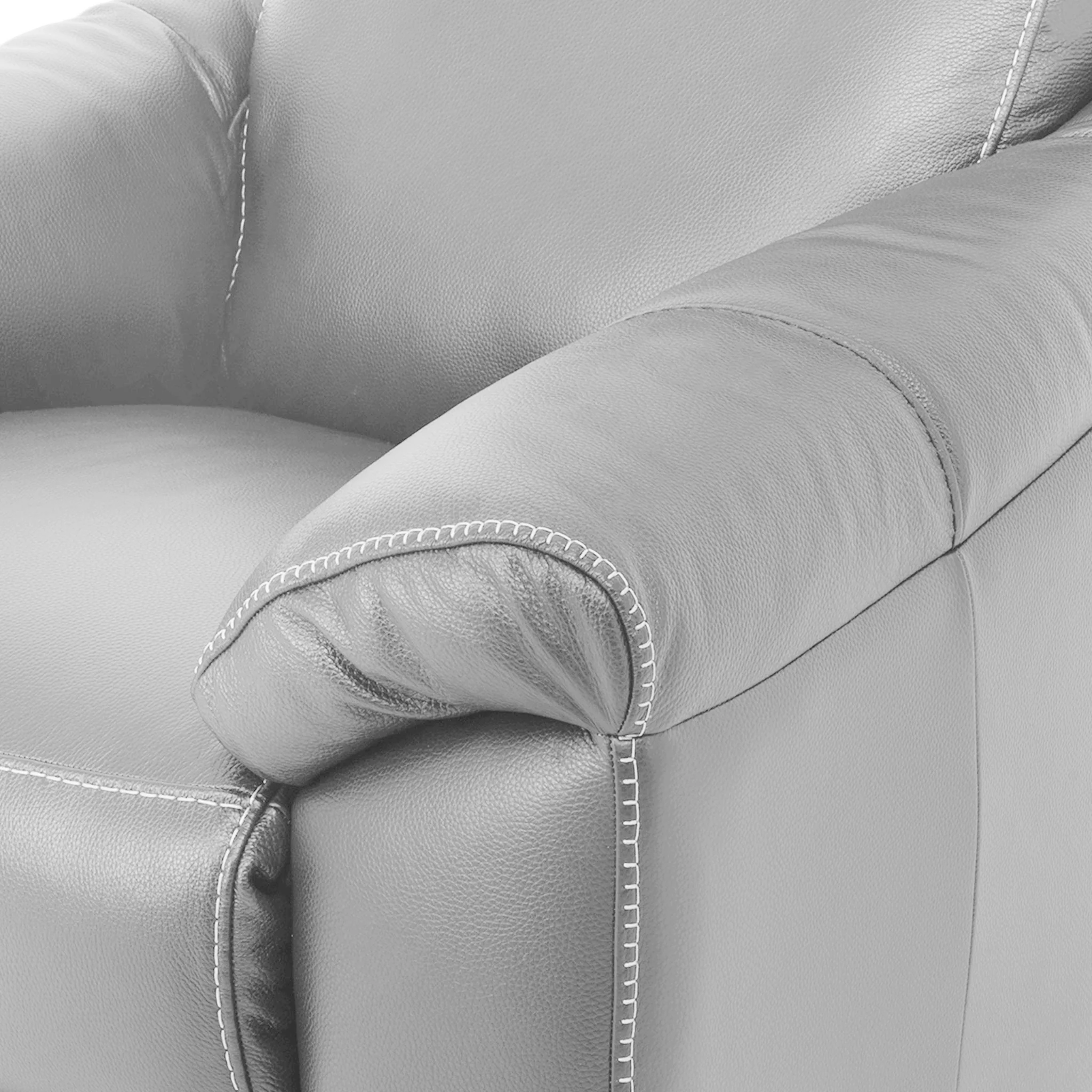 THOMSON Fotoliu cu recliner electric și mecanism tetieră, piele - Image 137