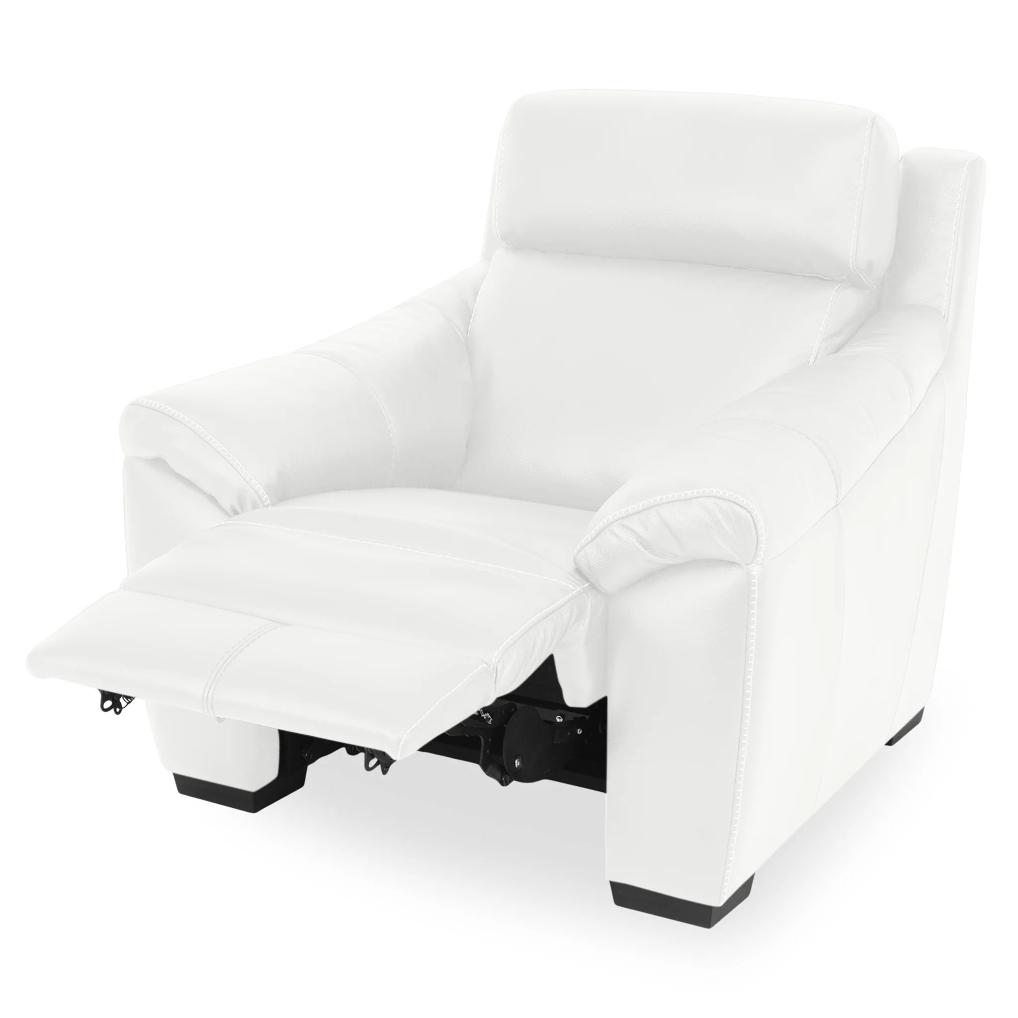 THOMSON Fotoliu cu recliner electric și mecanism tetieră, piele - Image 24