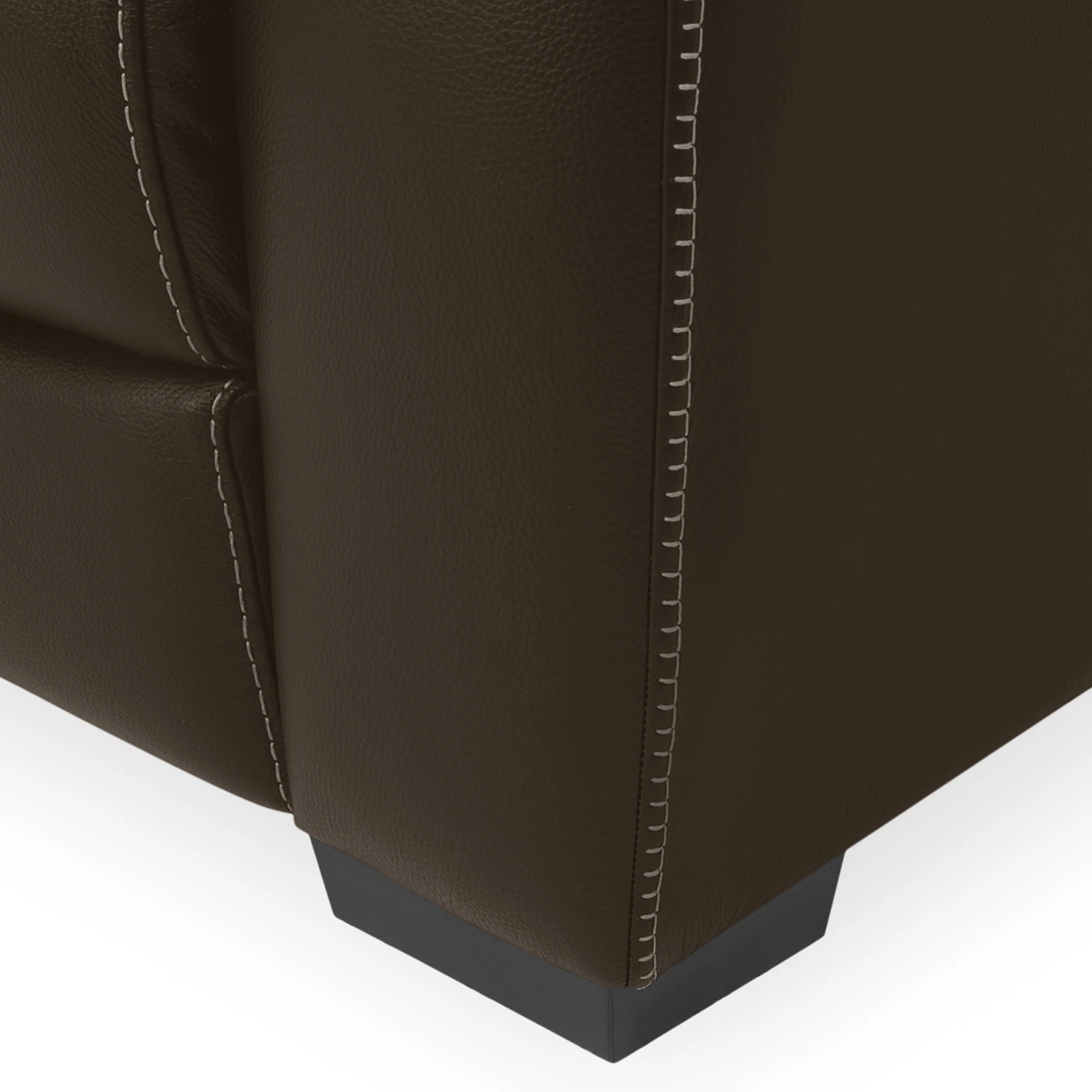 THOMSON Fotoliu cu recliner electric și mecanism tetieră, piele - Image 64