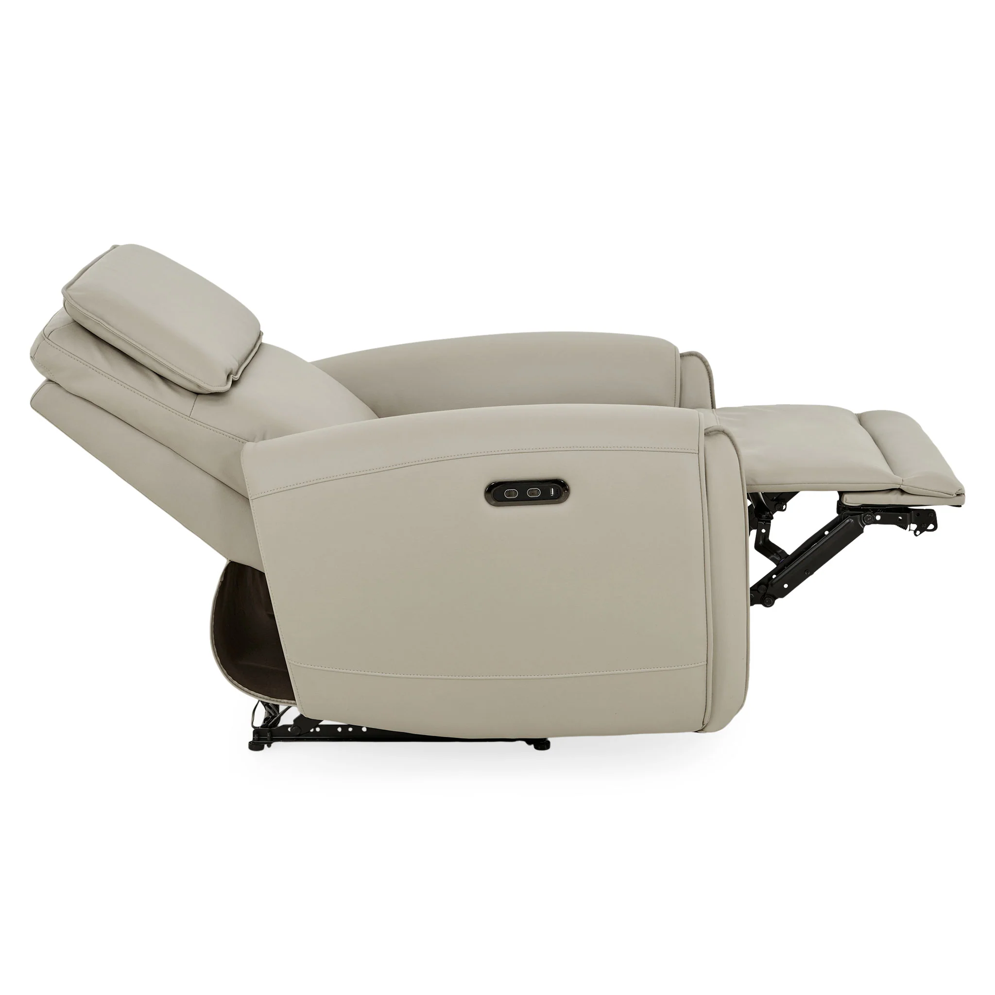 NEBRASKA Fotoliu, recliner electric și port USB, stofă - Image 10