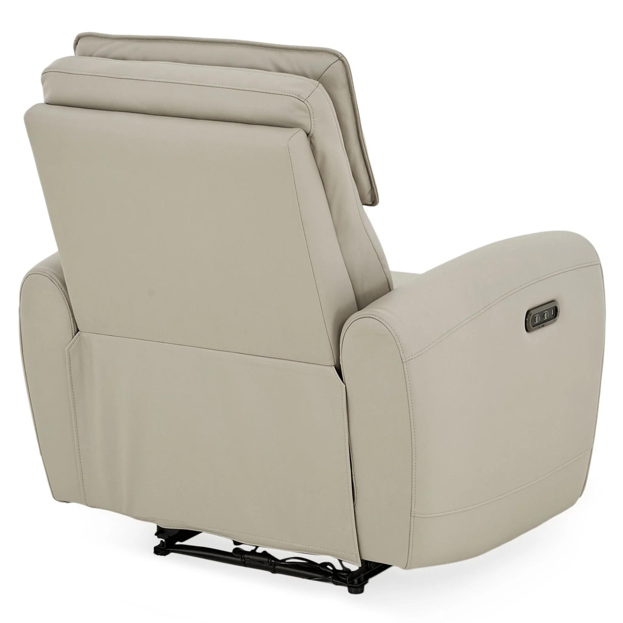 NEBRASKA Fotoliu, recliner electric și port USB, stofă - Image 11