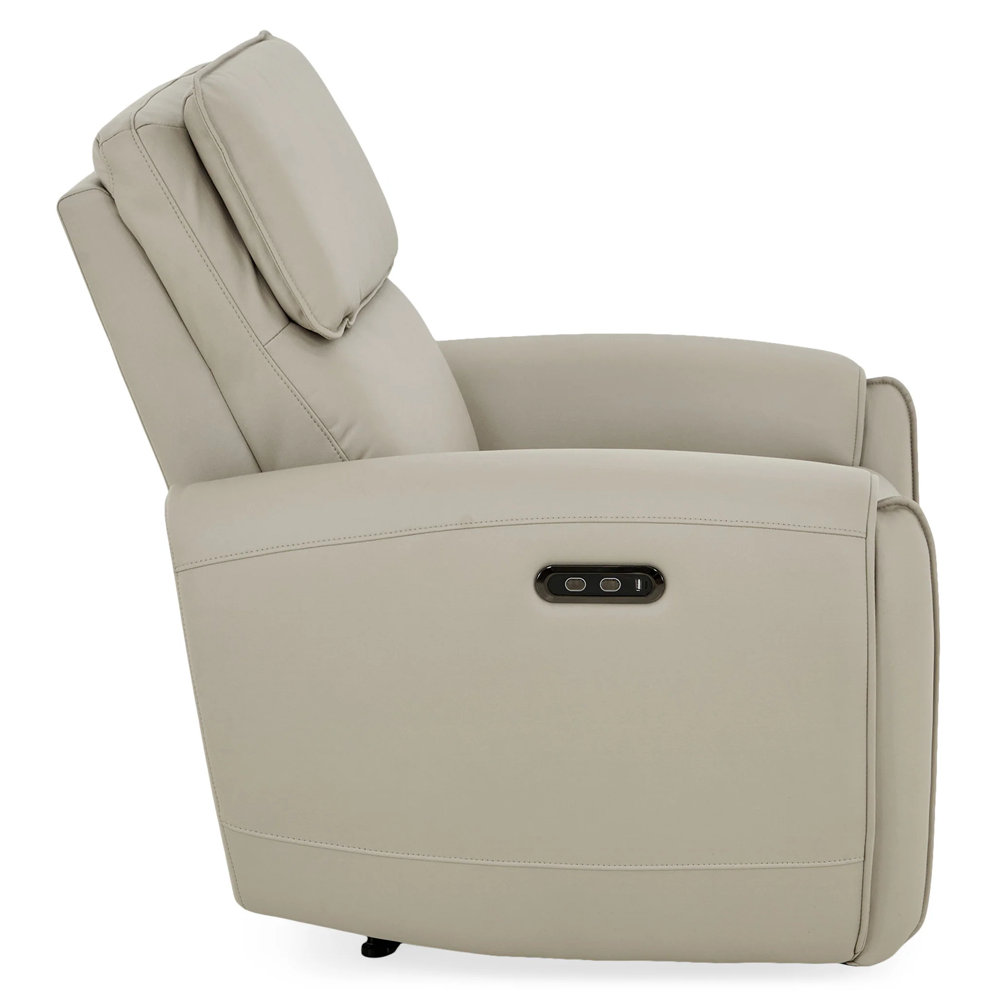 NEBRASKA Fotoliu, recliner electric și port USB, stofă - Image 8