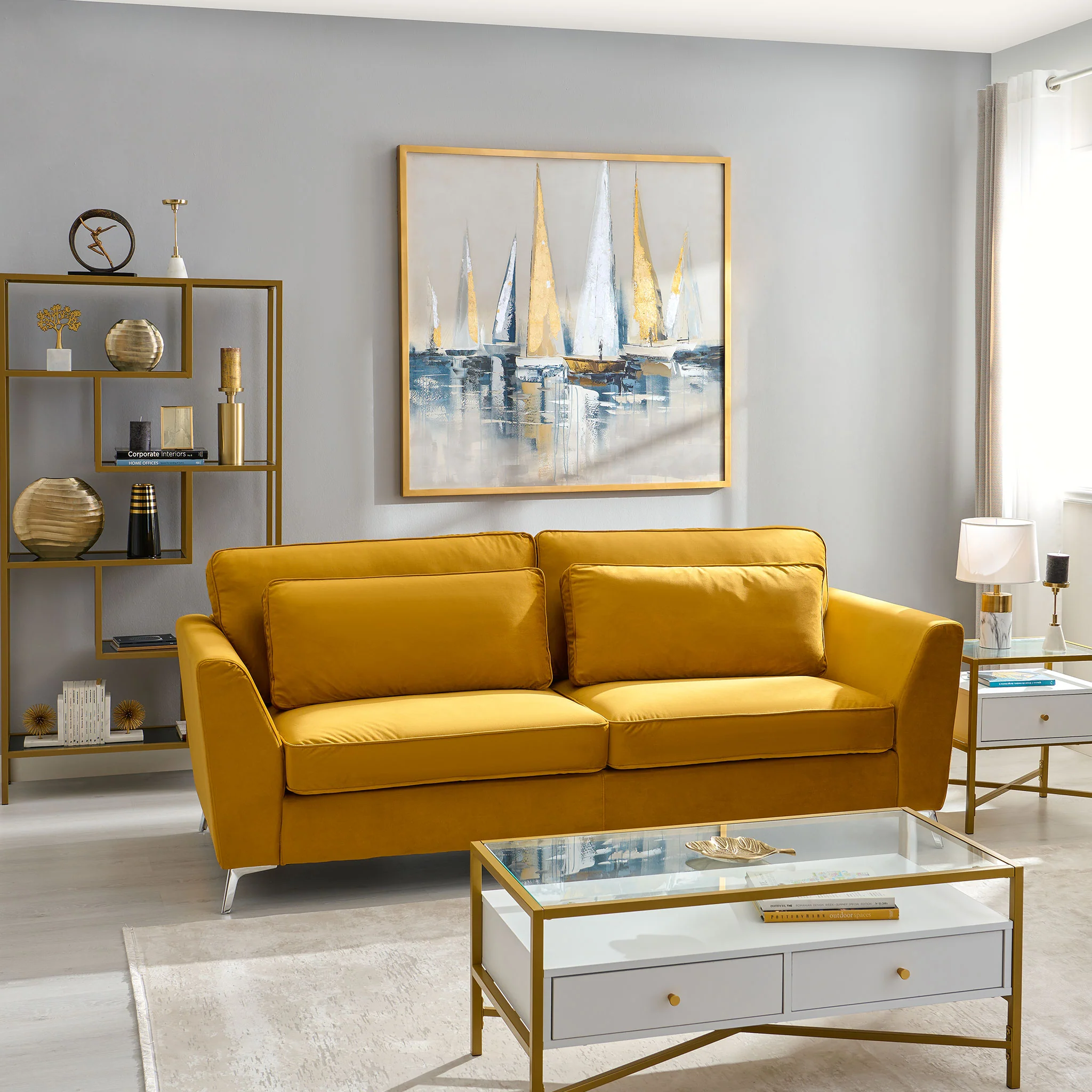 REGATTA Tablou canvas 132x132cm - Image 2