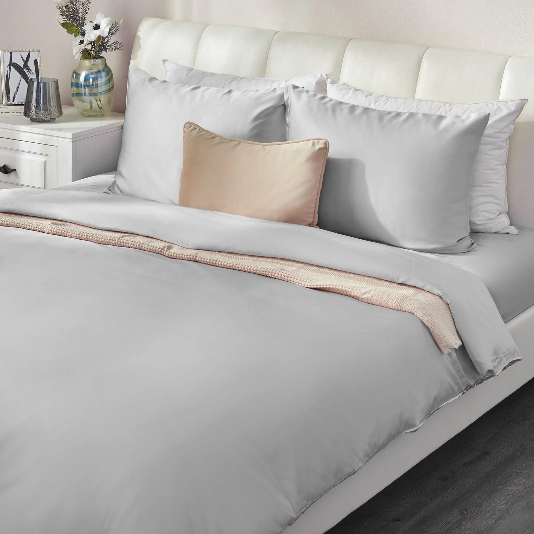 SILKY SATEEN Set așternut 4 piese, 200x220cm - Image 2