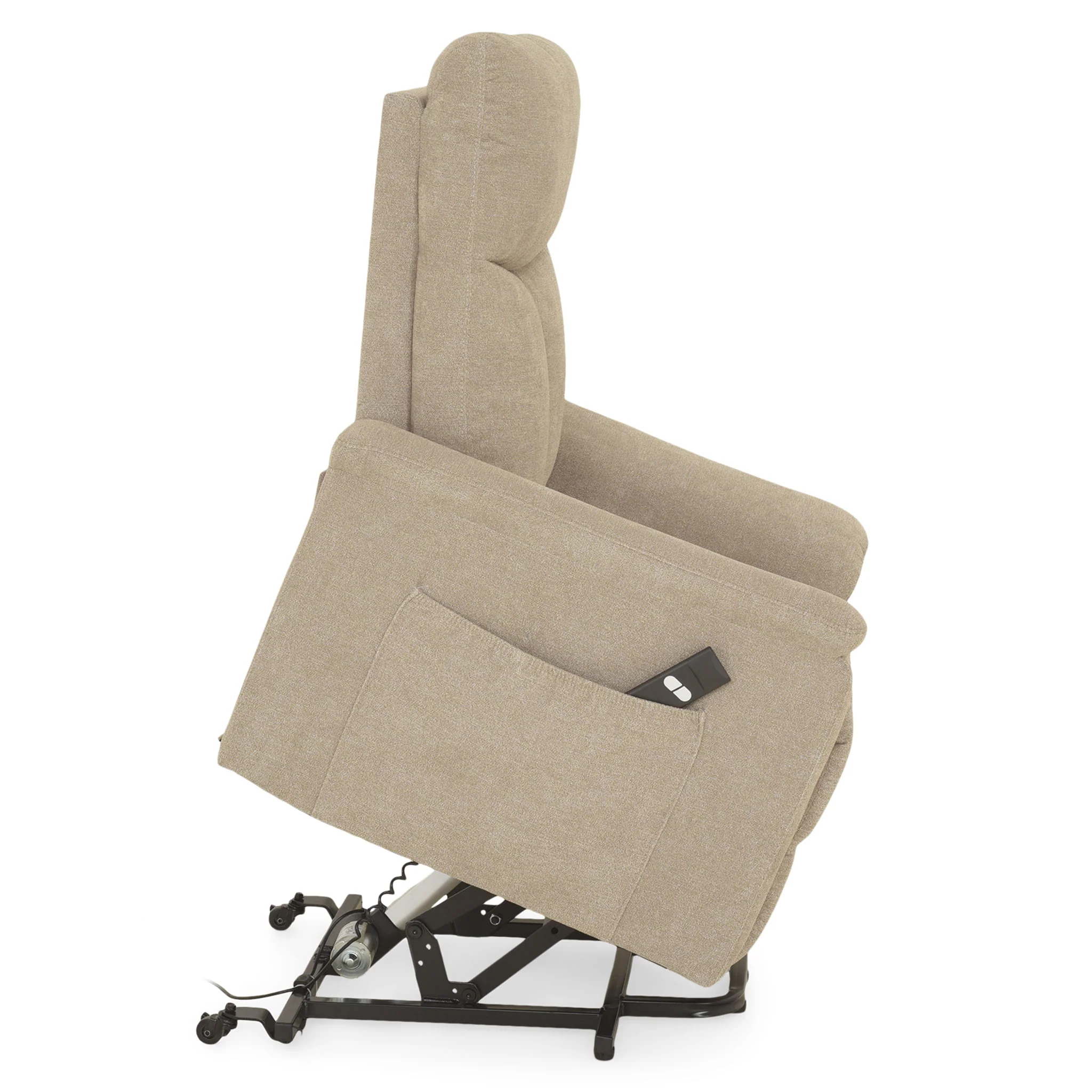 NAMPA Fotoliu, lift și recliner electric, stofă - Image 13